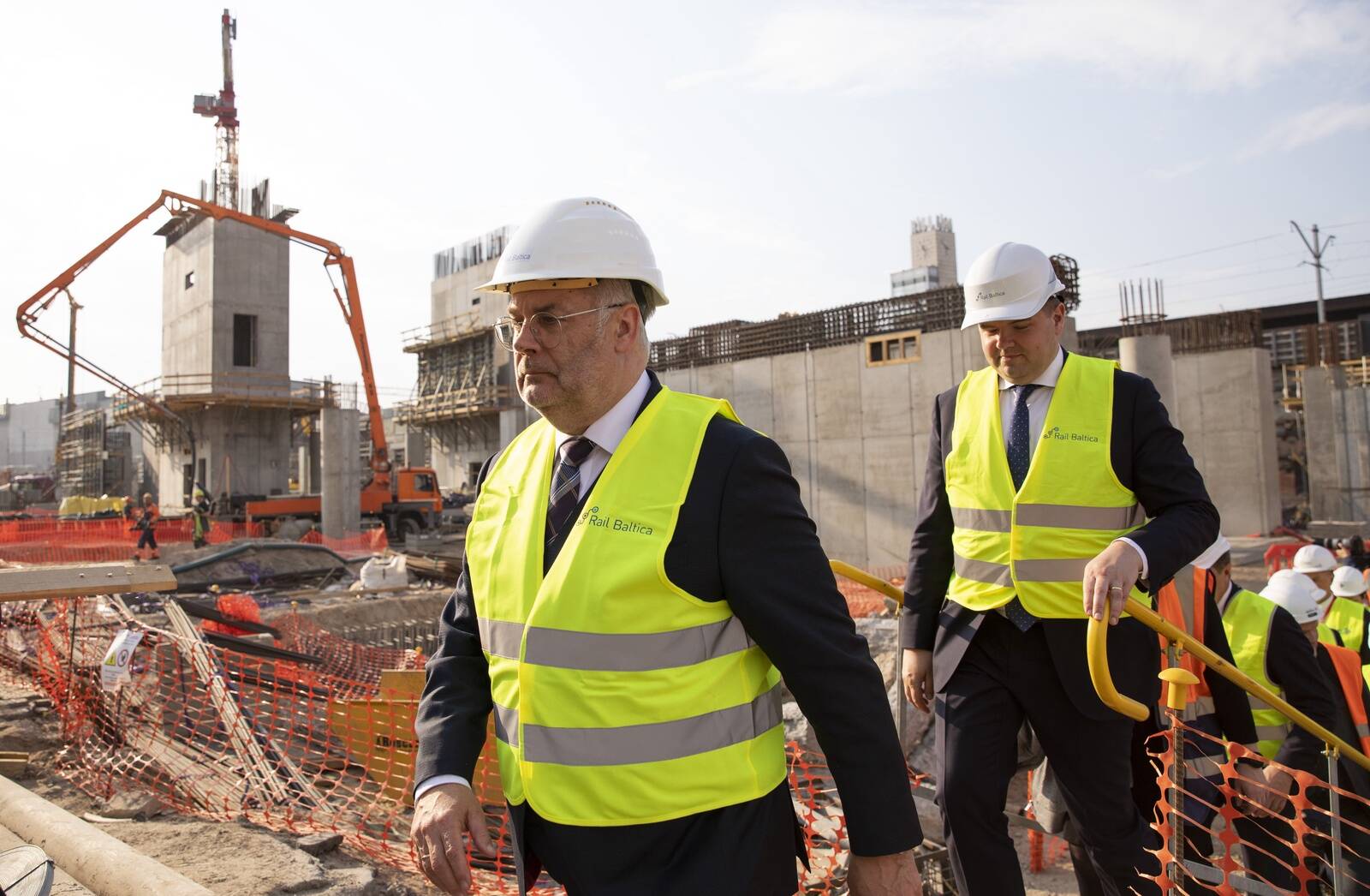 Eelmise aasta riigivisiidil külastas president Alar Karis ka Rail Baltica Riia terminali ehitust.