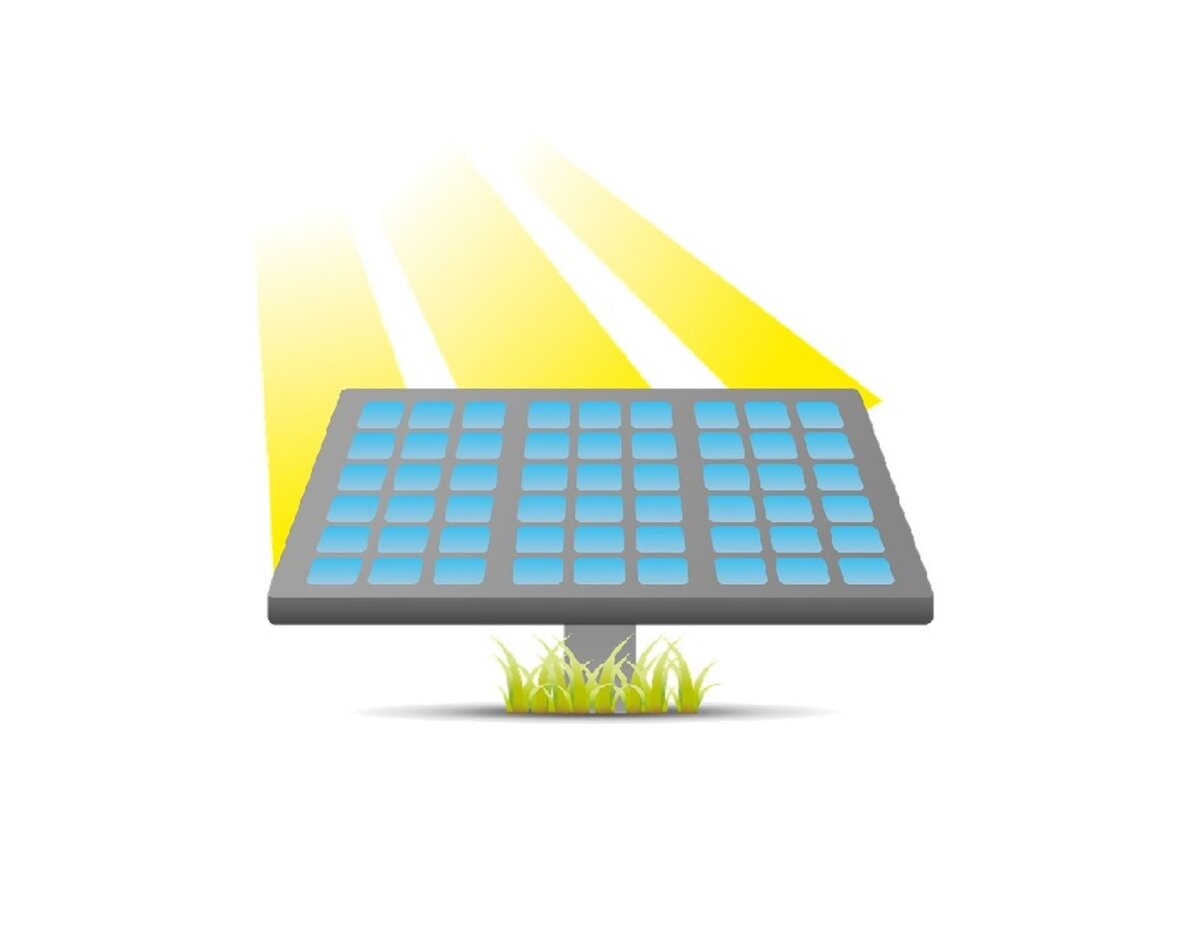 Солнечные батареи иллюстрация