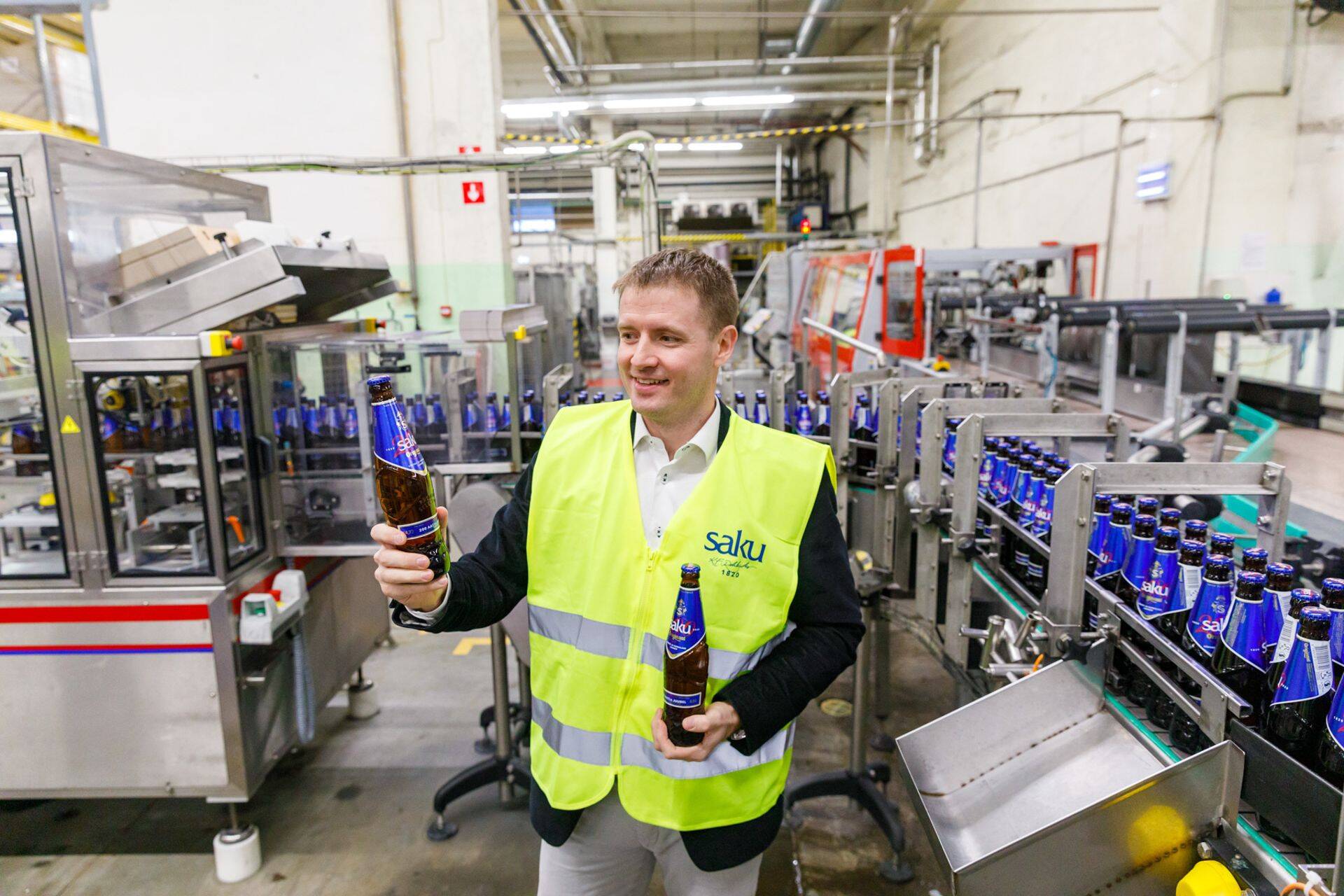 Saku Õlletehase juhatuse liige Jaan Härms