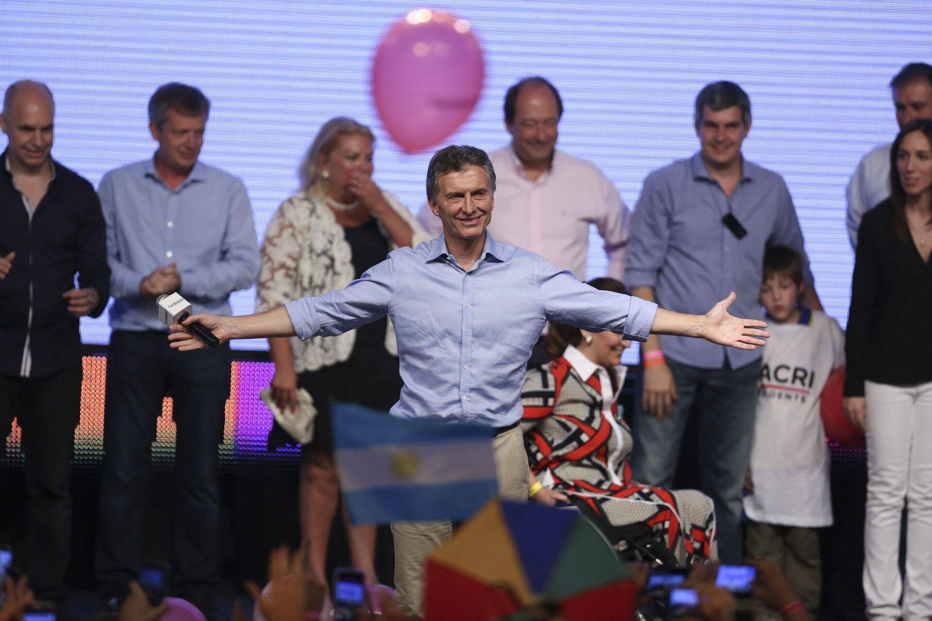 Argentina uus president Mauricio Macri.