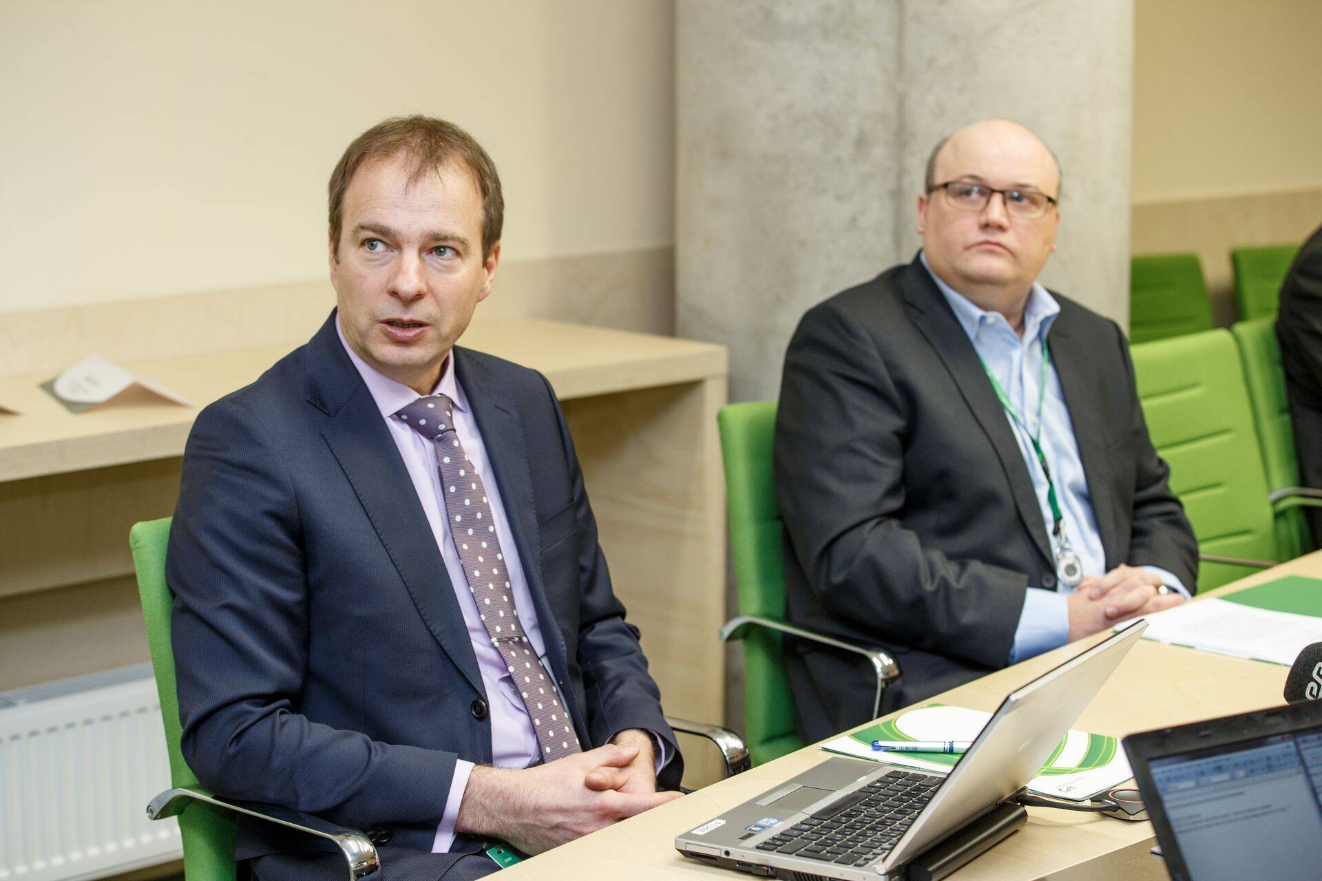 Eesti Energia juht Hando Sutter ja finantsdirektor Andri Avila.