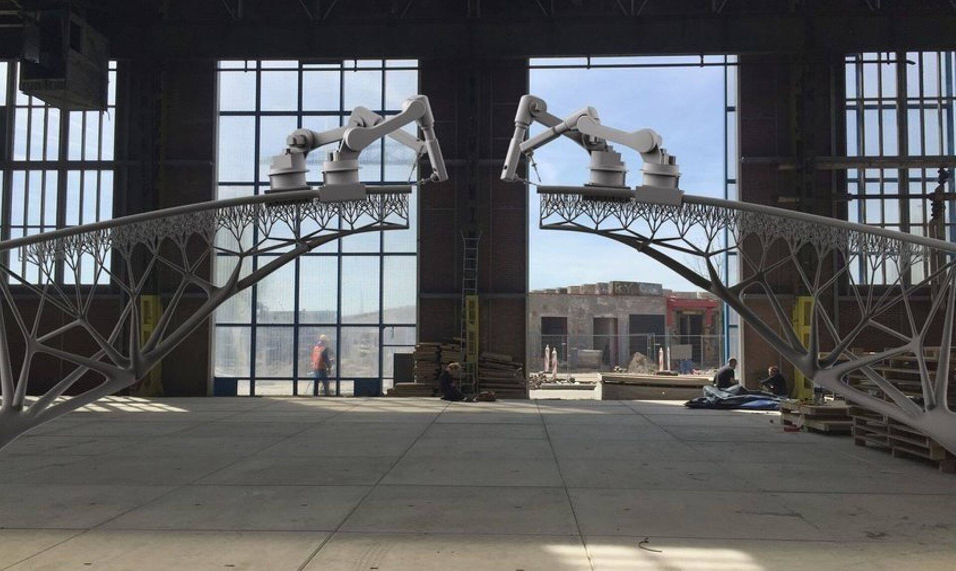 3D printeri abil valmiv terasest sild