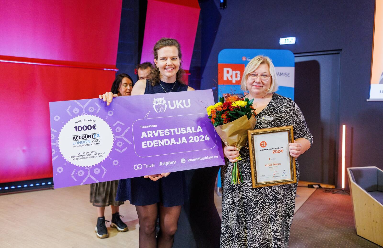 Arvestusala Edendaja 2024 tiitli võitis Eesti Raamatupidajate Kogu nõukoja liige ja raamatupidamisteenuste toimkonna juht,  Äripäeva raamatupidamise teabevara peatoimetaja ning raamatupidamisbüroo Robby & Bobby OÜ partner Krista Teearu