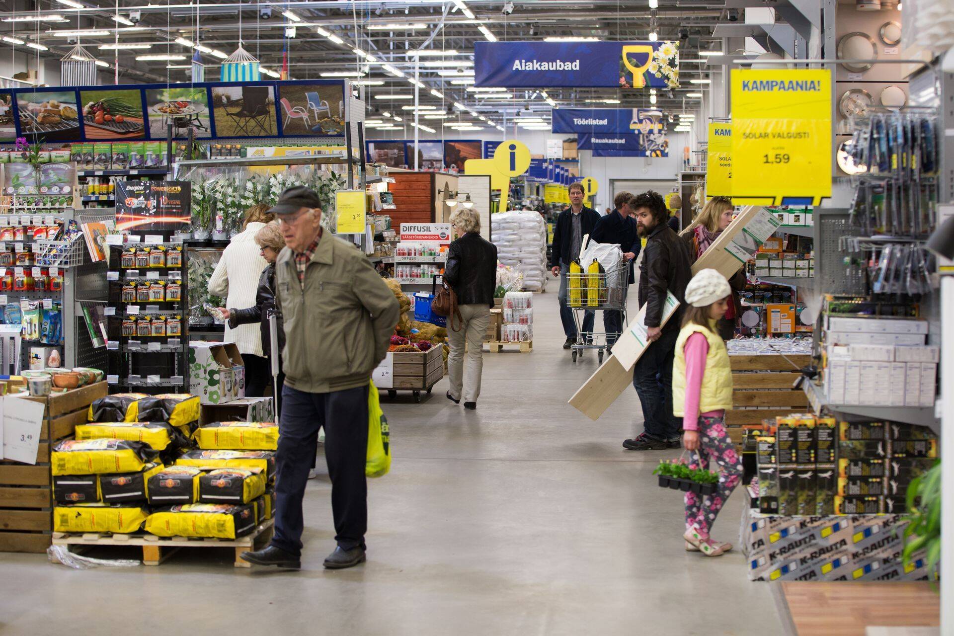 Kesko tegutseb ka Eestis, nende K-Rauta on üks populaarsemaid siinseid ehituspoode