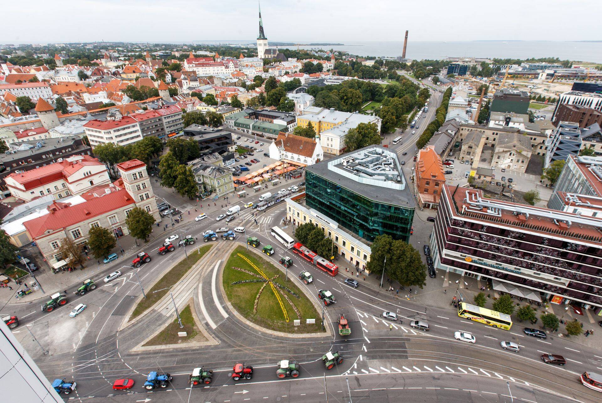 Põllumeeste meeleavaldus Tallinnas 2015. aastal.