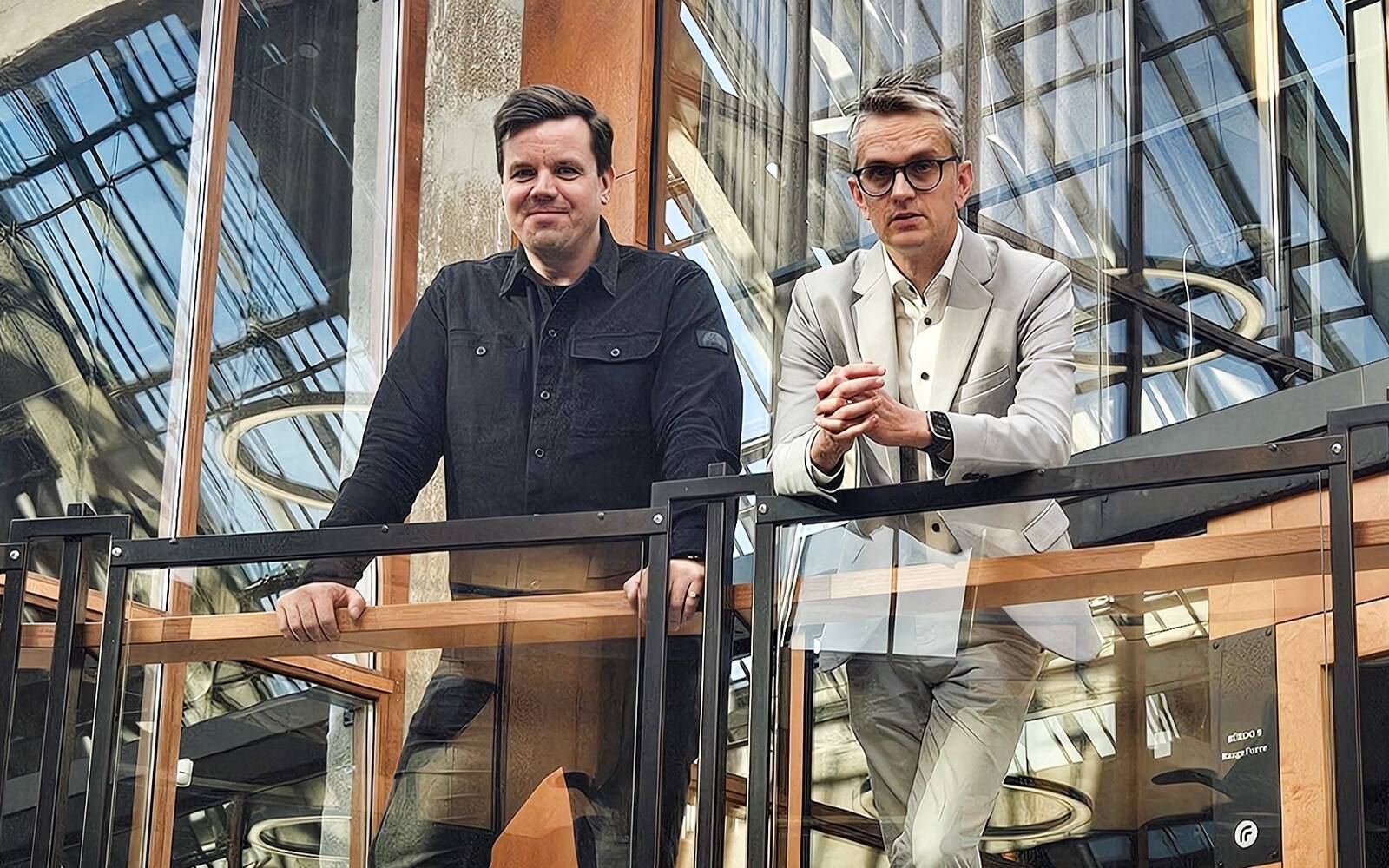 Xfiner'i asutaja ja hinnatud disainer Lauri Post, saatejuht Kuldar Kullasepp Maksekeskusest.