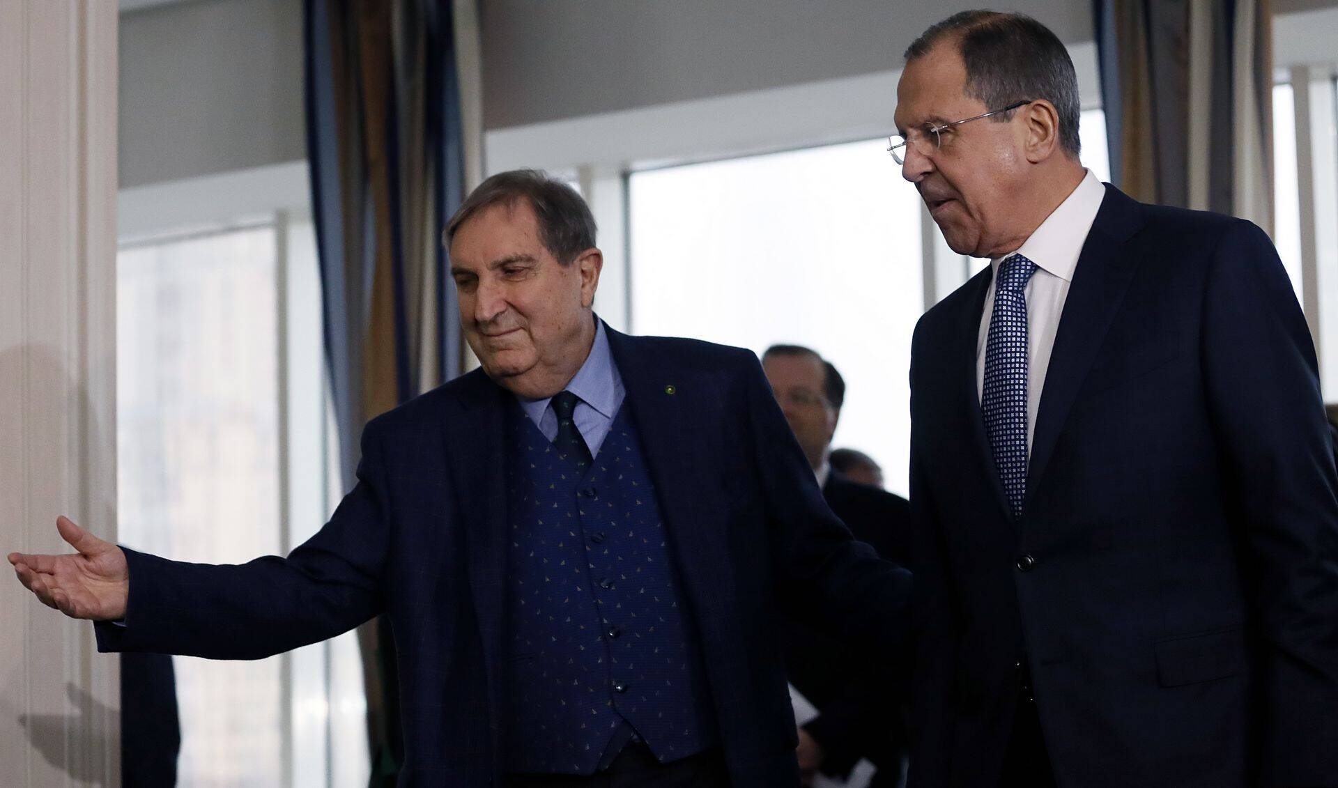 Ärikohtumistel tasub olla ette valmistunud ning arvestada erinevate kultuuride omapäradega. Fotol Venemaa välisminister Sergei Lavrov (paremal), kes kohtub Iraalia ärimehega