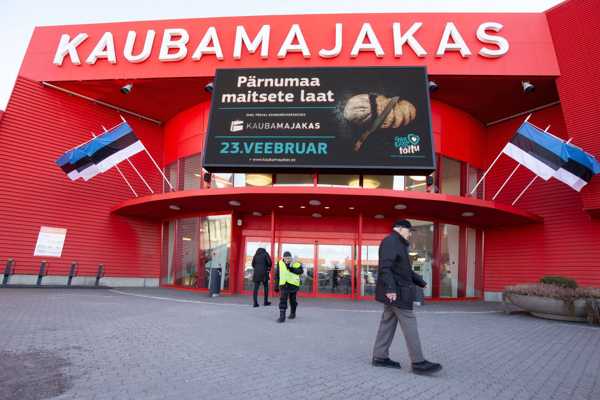 Pärnu kaubamajakas oli märtsis ka valimispunkt.