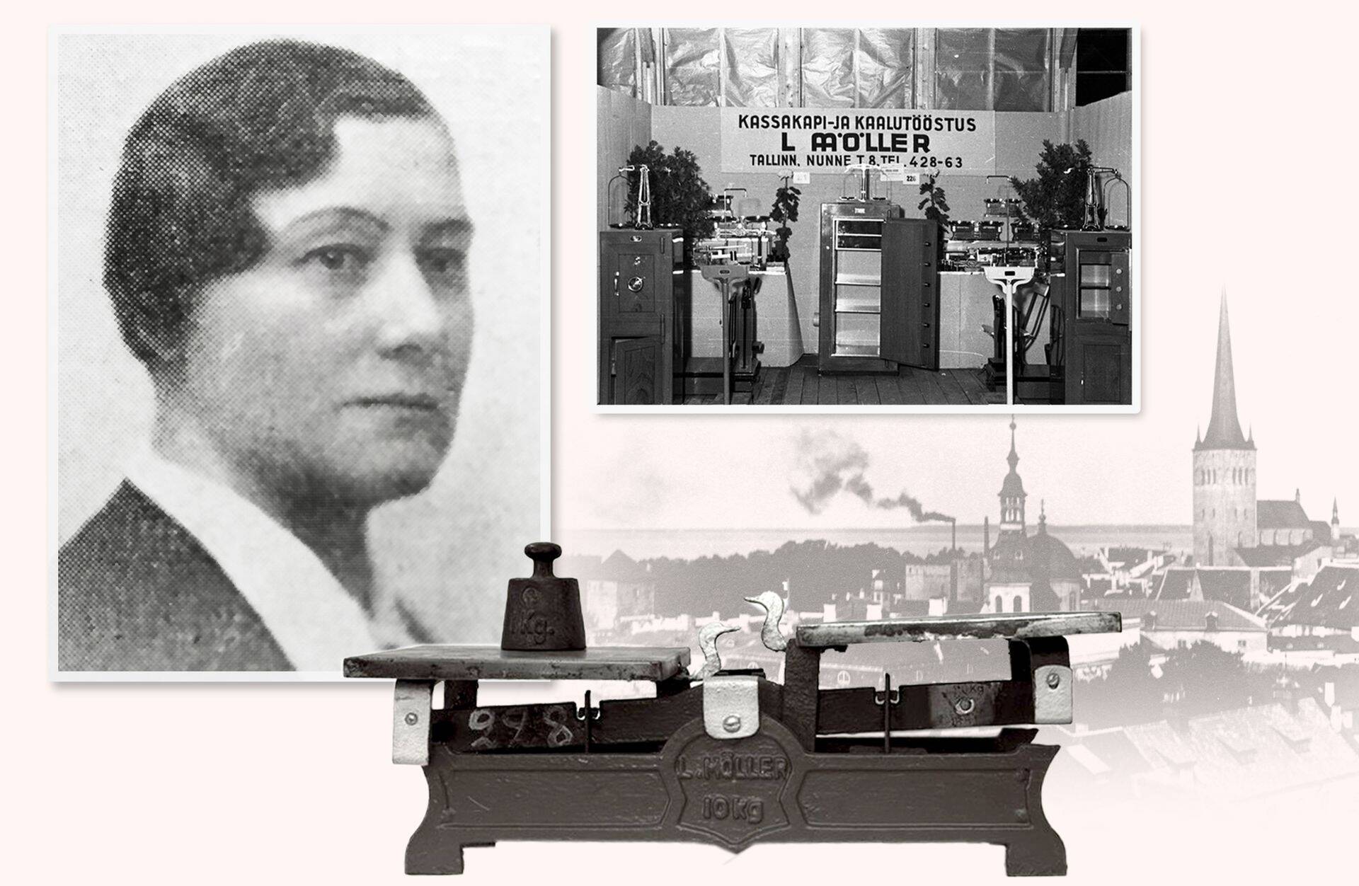 Линда Мёллер и продукция ее завода.