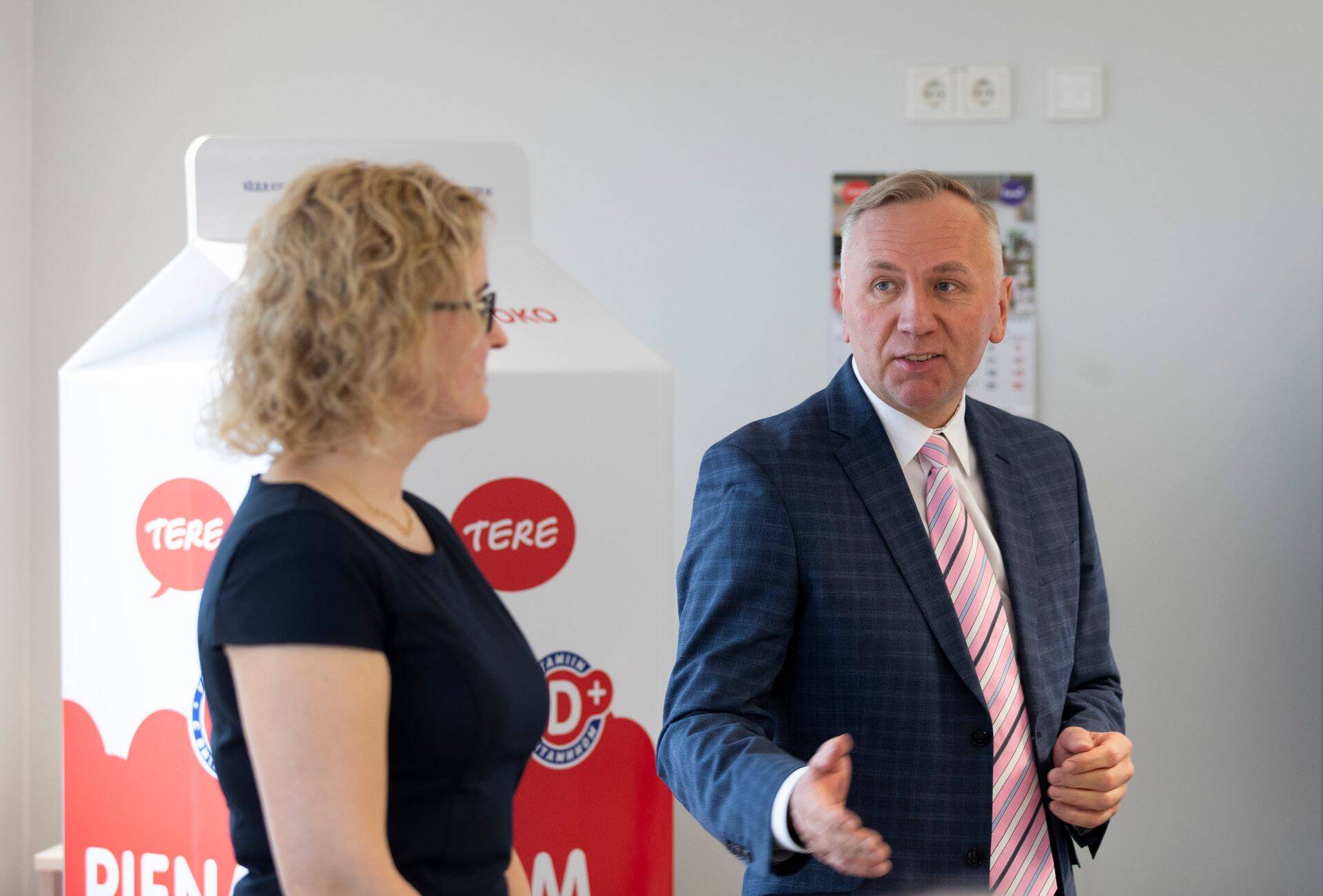 Tere ja Farmi Piimatööstuse ning uue emafirma Nordic Milk juhatuse liikmed Mairi Paiste ja Ülo Kivine plaanisid ettevõtetele selleks aastaks kasvu, kuid nüüd katsuvad hoida eelmise aasta taset.