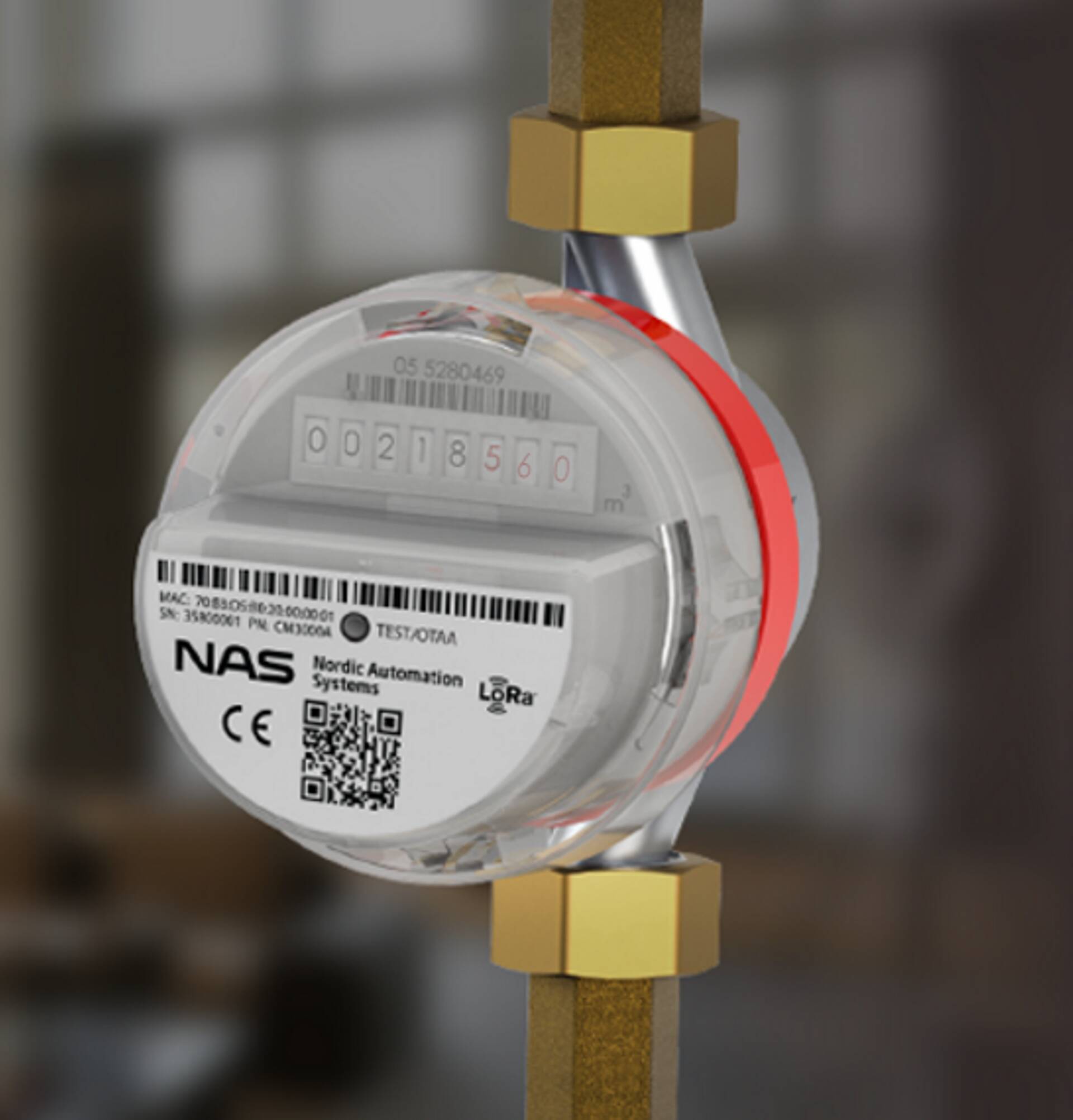 Tark LoRaWAN-sidevõrgus töötav veemõõtja