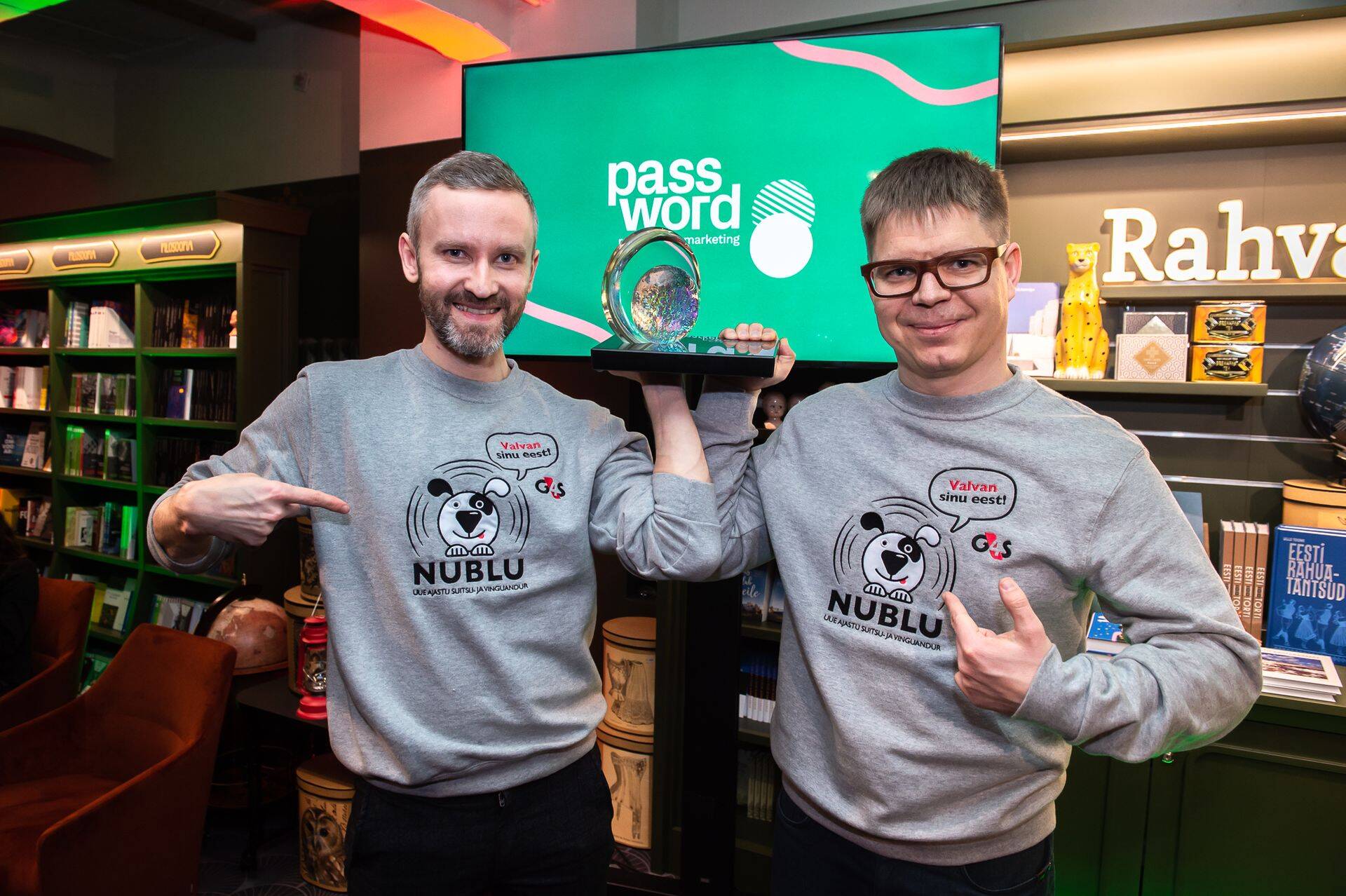 Aasta parima turundusteo auhinna võtsid vastu Reimo Raja ja Tarmo Pärjala.
