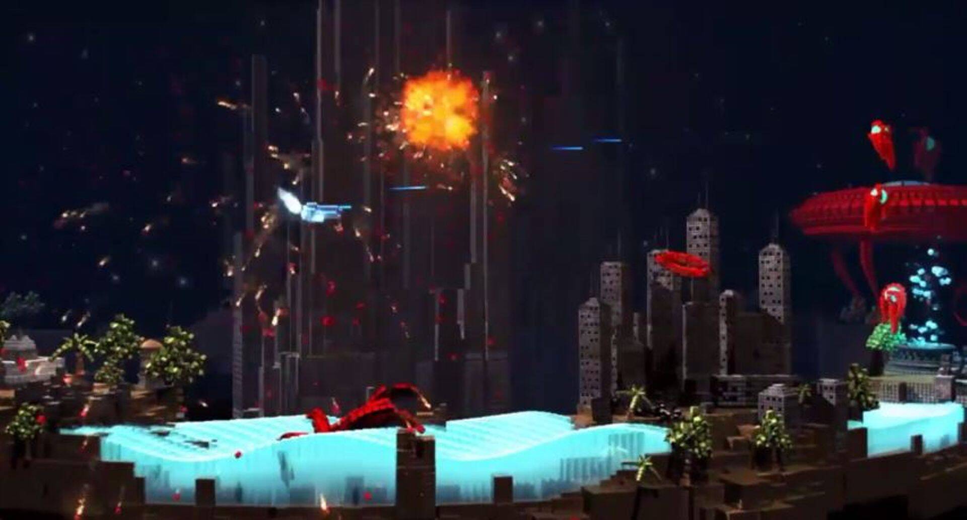 фрагмент игры финской компании Housemarque