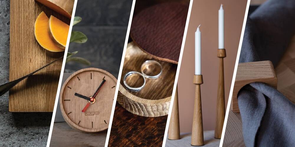 Naturaalsest puidust firmameened.