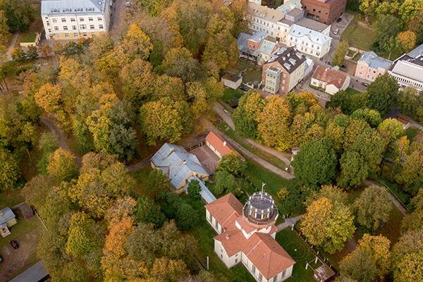 Eestlaste linnus paiknes enam-vähem samas kohas, kus praegu asub Tartu ülikooli tähetorn. © Kristjan Teedema / Tartu Postimees / Scanpix
