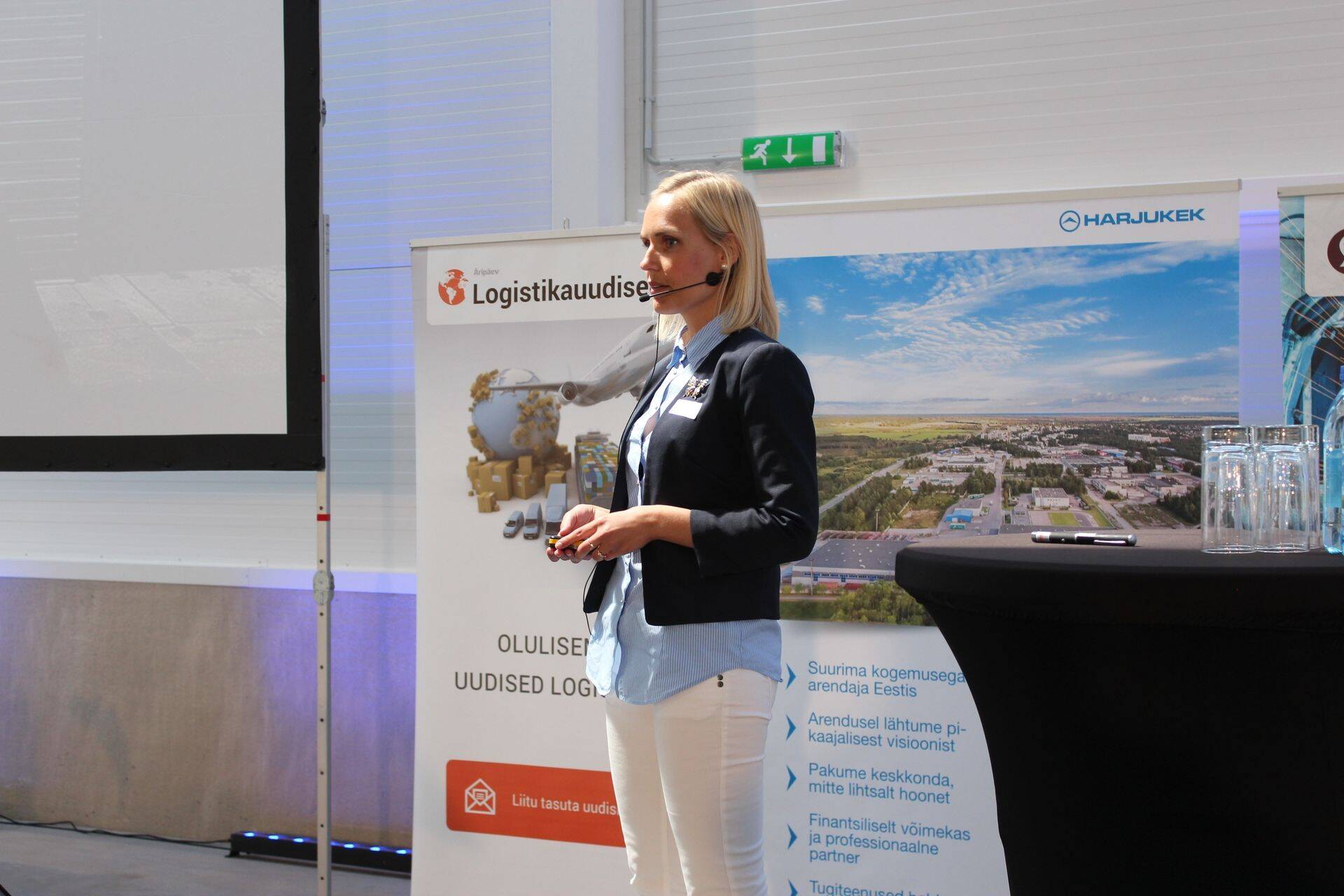 Triin Kurves Laoseisu konverentsil.