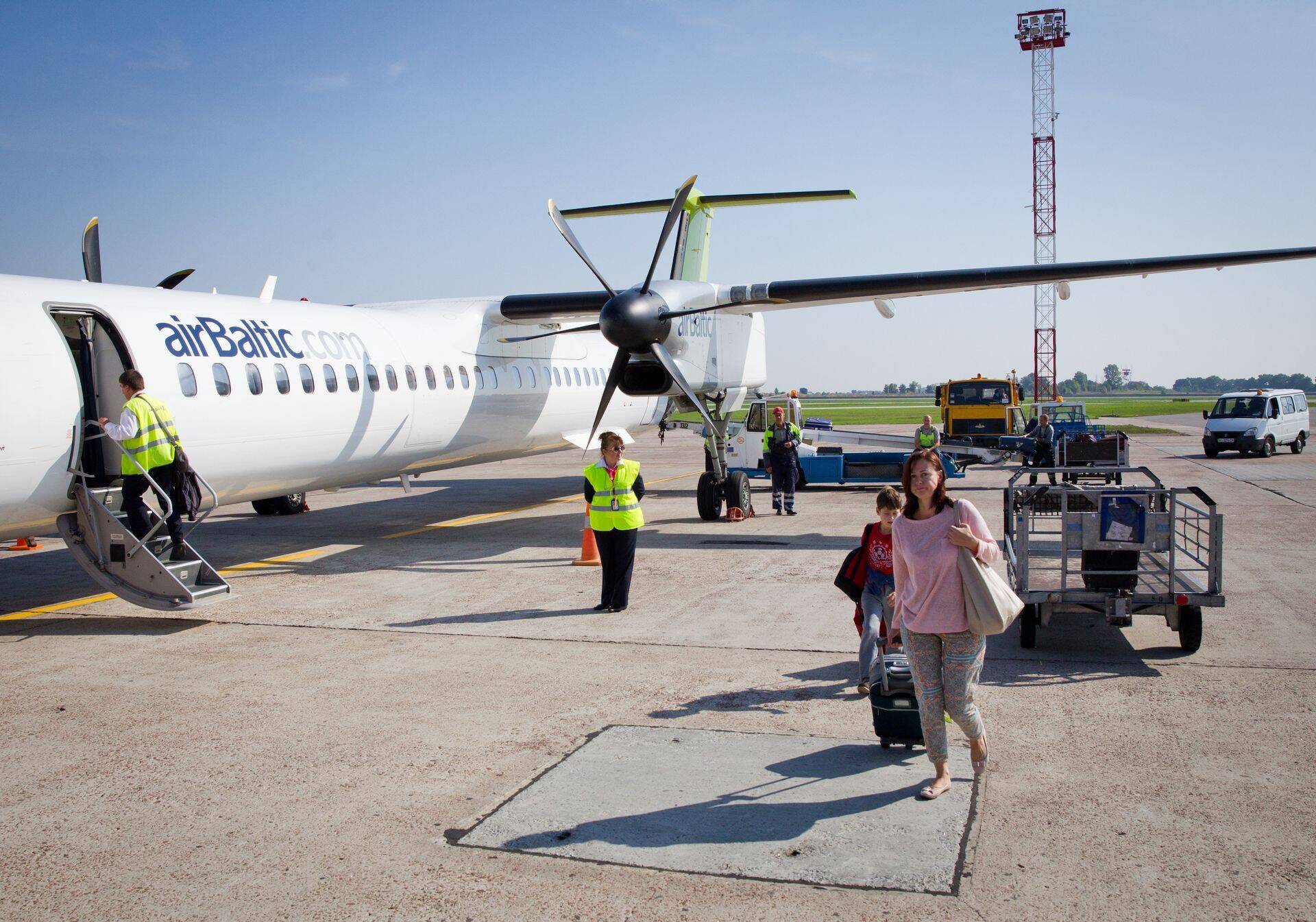 Air Baltic lennuk.