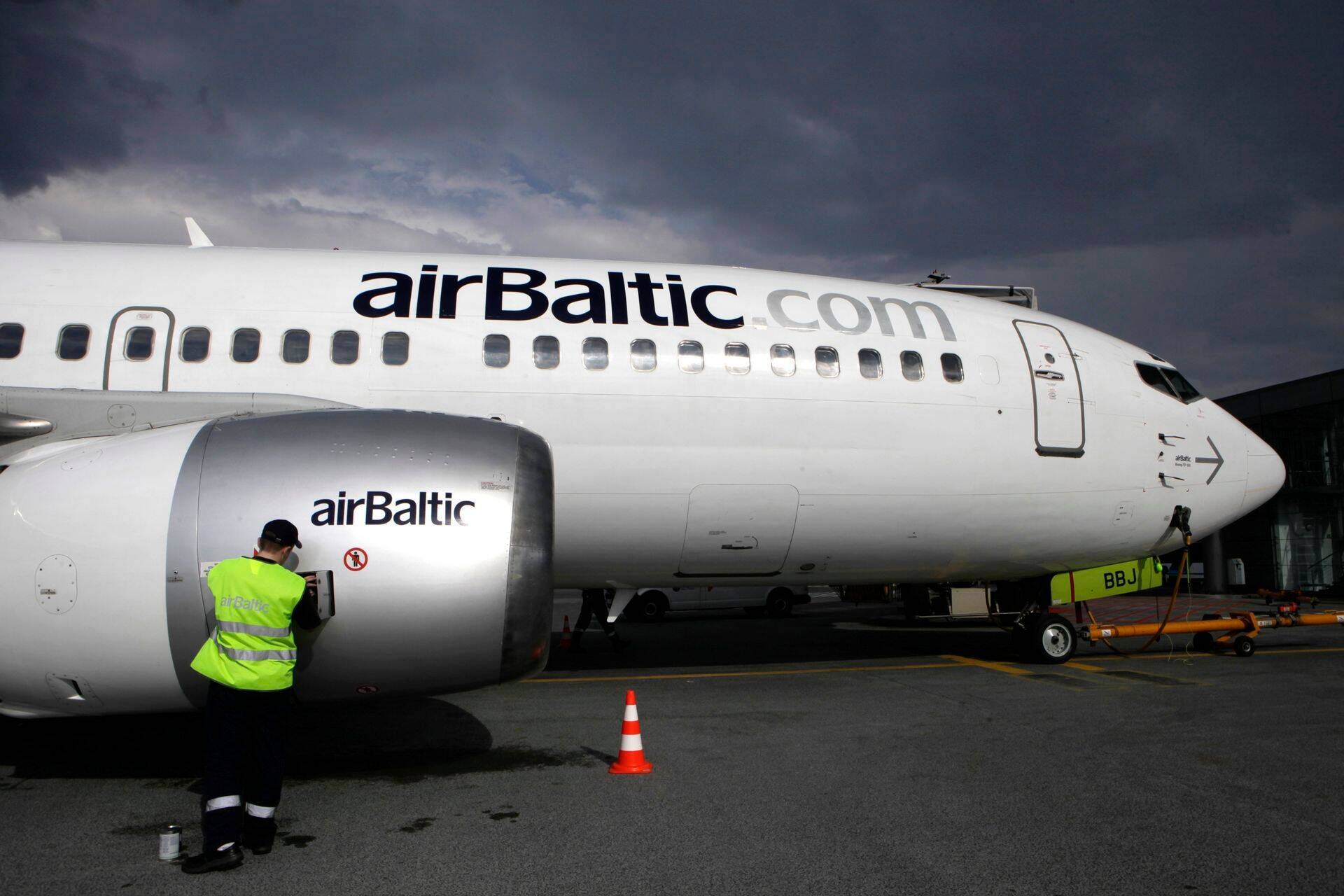 airBalticu lennuk.