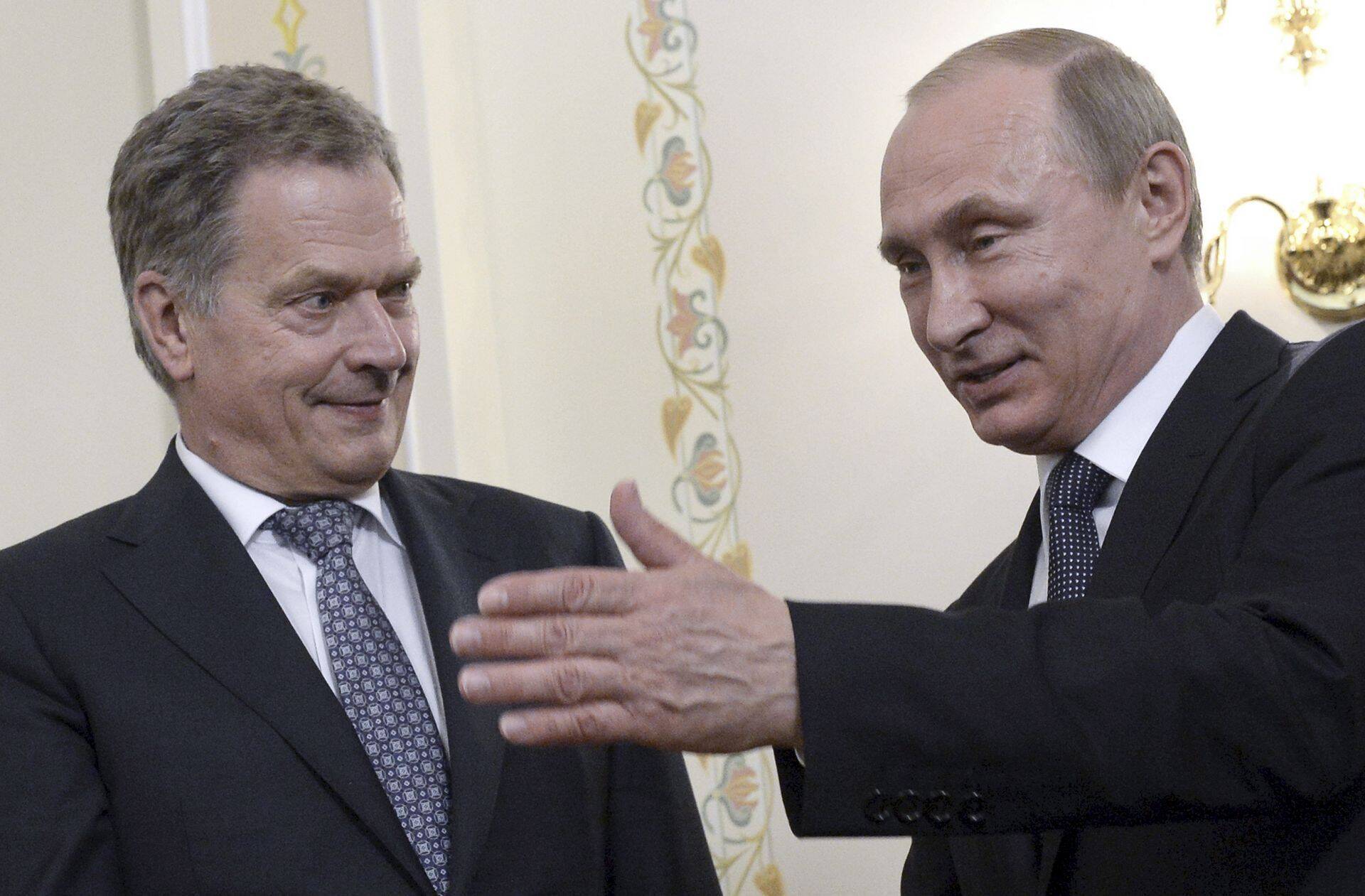 Sauli Niinistö ja Vladimir Putin