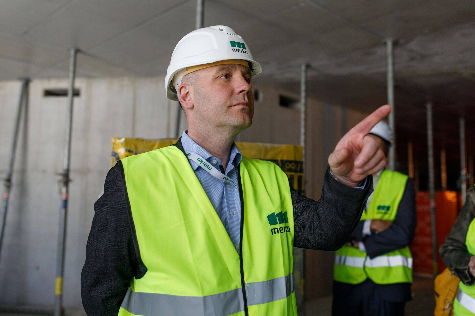 Merko Ehitus Eesti juhatuse esimees Ivo Volkov mõistab erasektori projektide edasilükkumist, kuid riik peaks praeguses olukorras jätkama investeerimist. Foto: Andras Kralla, Äripäev/Scanpix Baltics