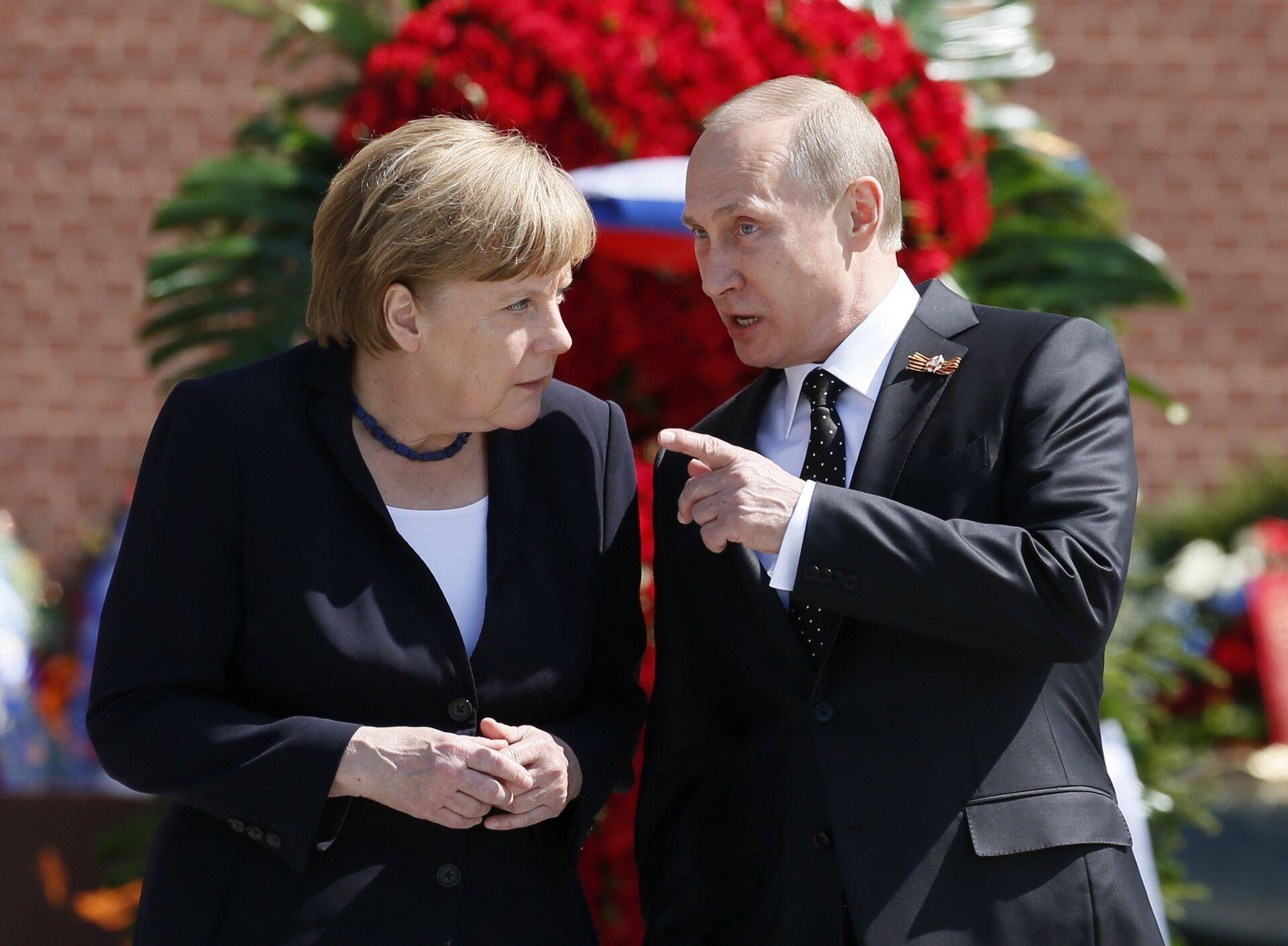 Ангела Меркель и Владимир Путин