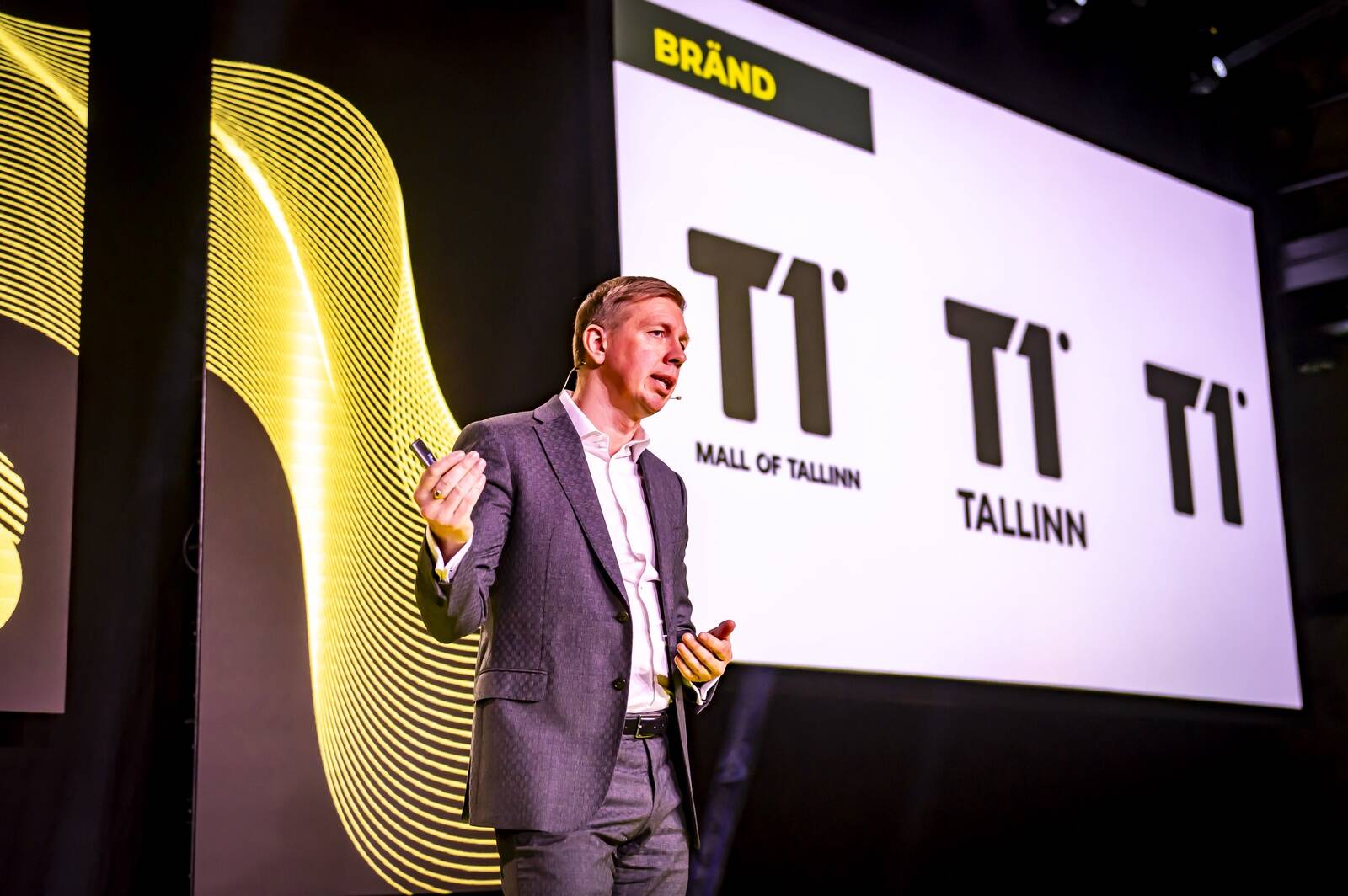 T1 keskuse juht Tarmo Hõbe tänavusel Passwordil.