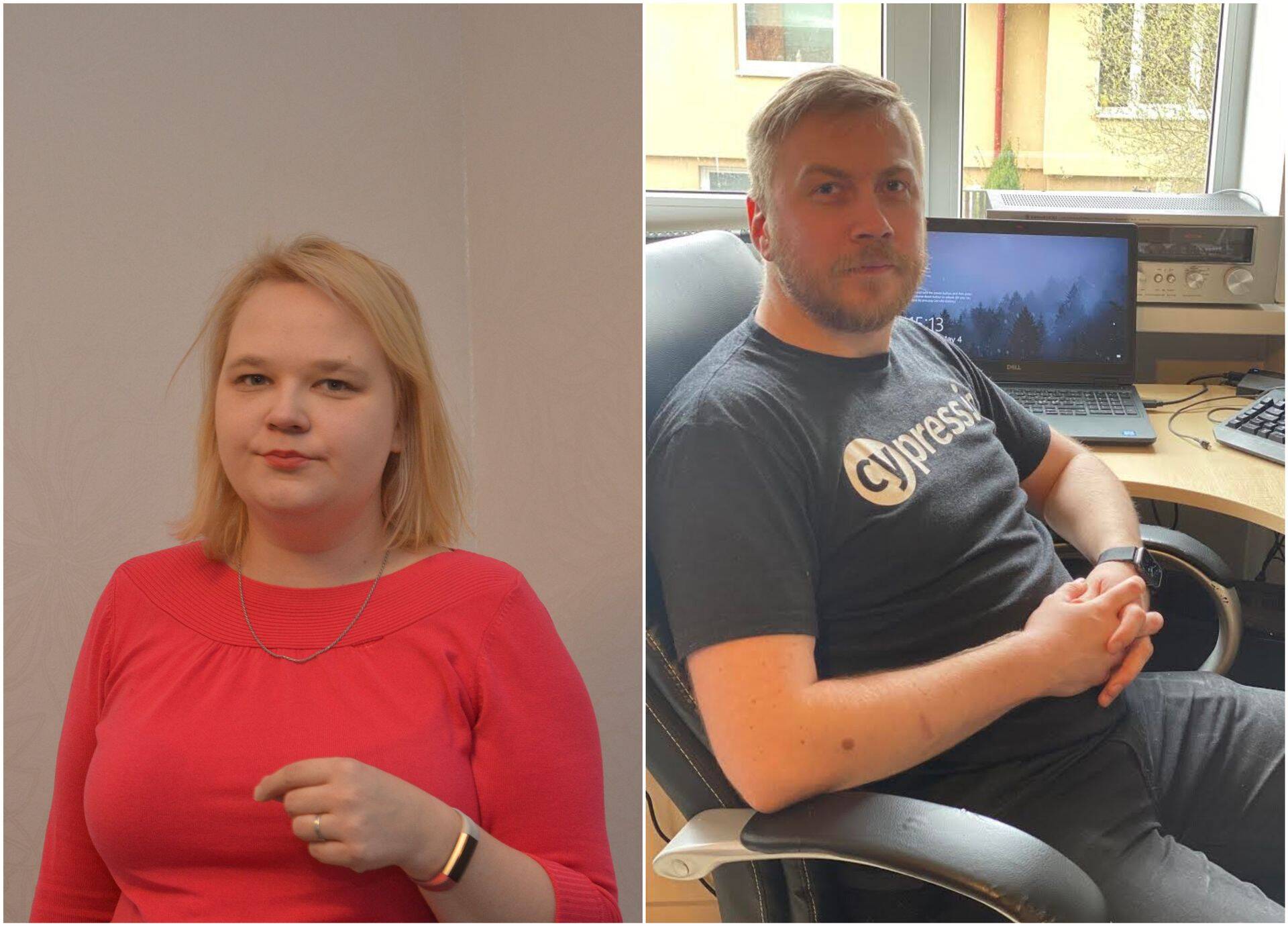 CGI küberturvalisuse eksperdid Catlyn Kirna ja Rein Luhtaru.