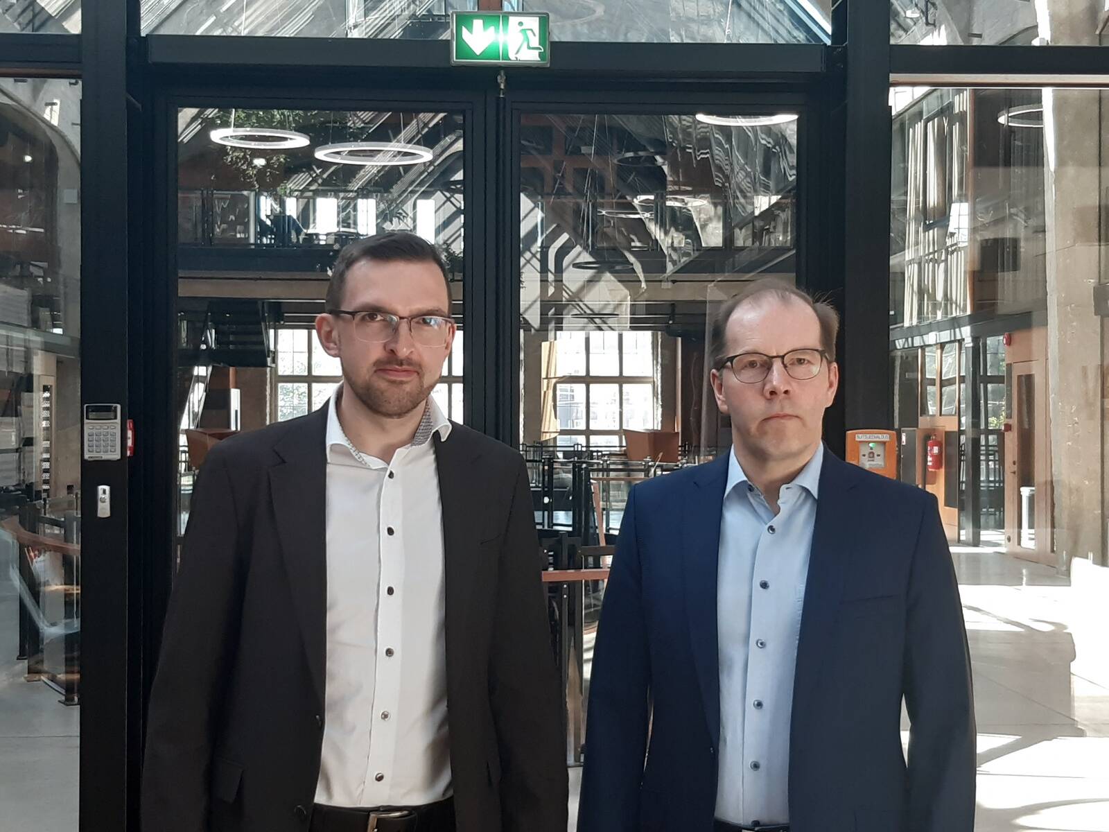 Ivo Jaanisoo ja Jarek Kurnitski. Foto: Teeli Remmelg