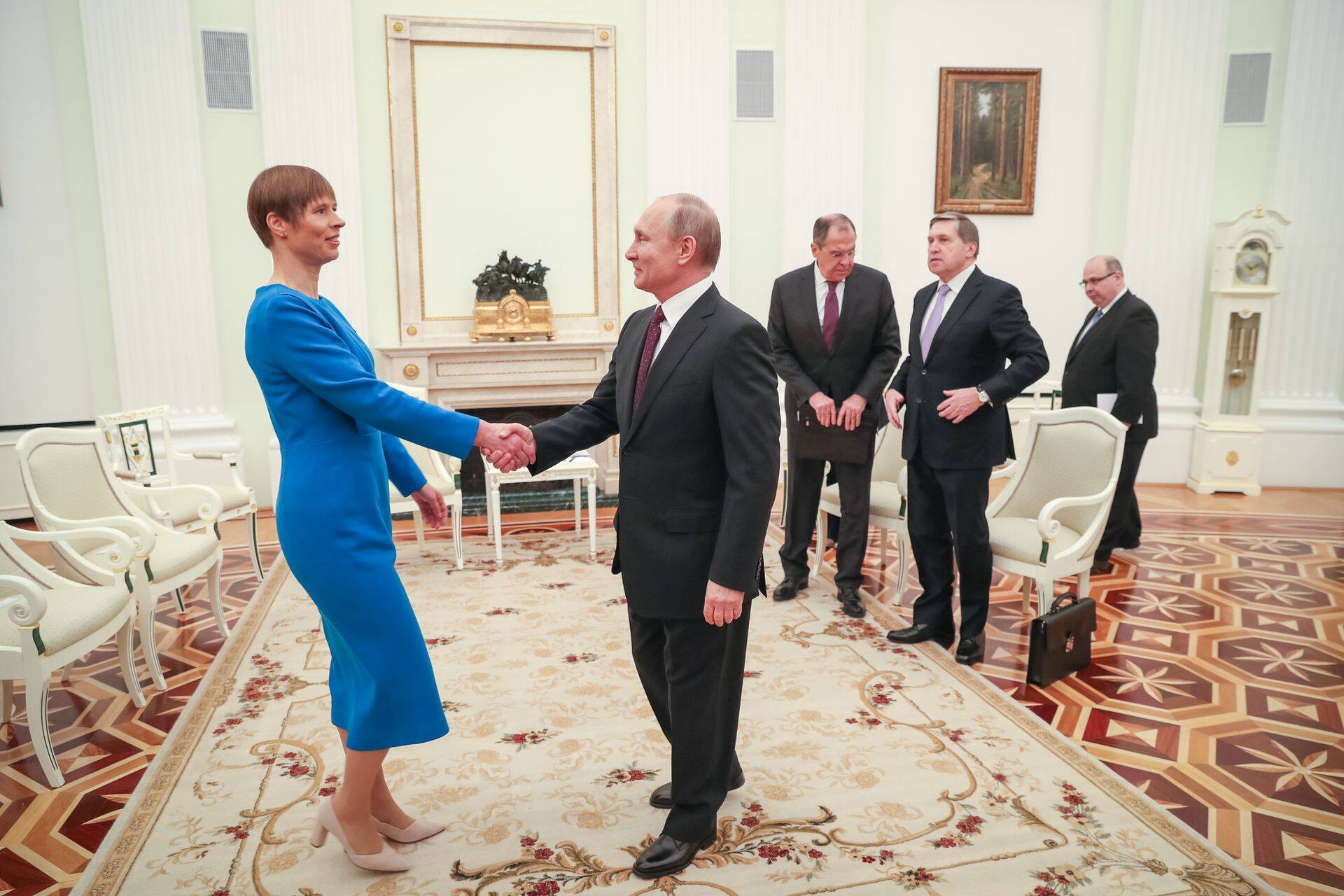 Kersti Kaljulaidi ja Vladimir Putini kohtumine