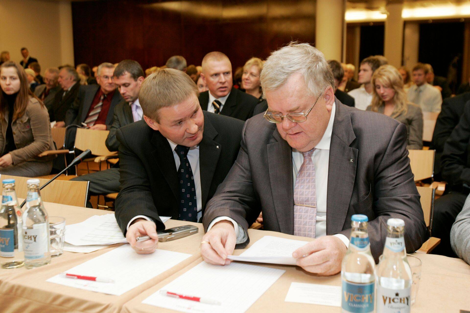 Jaak Aab ja Edgar Savisaar 2006. aastal.