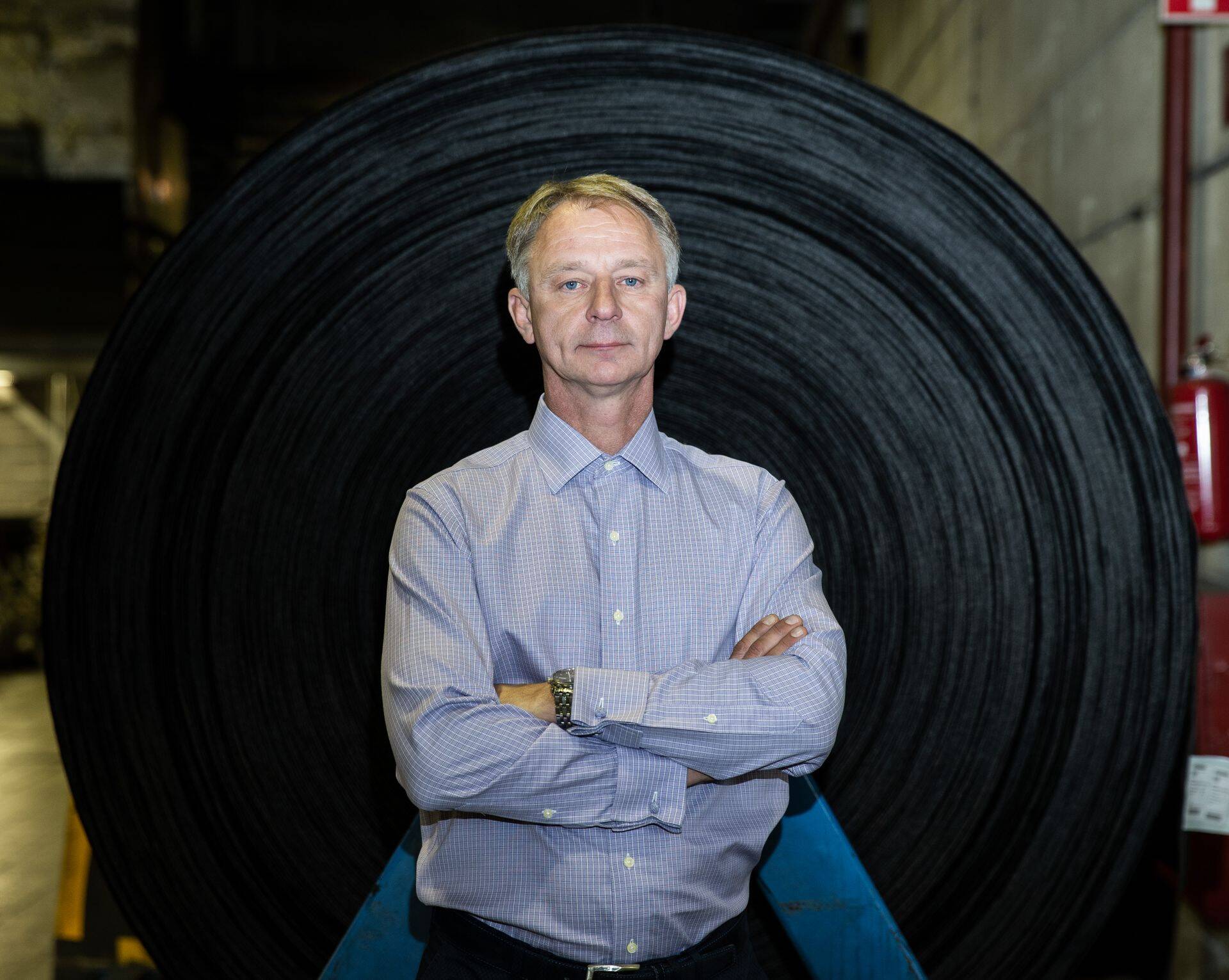 ASi Mistra-Autex juht ja omanik Priit Tamm. „Tootmismaht on juba alates oktoobrist kuskil 10 protsenti all, aga see trend pole olnud jätkuv – 10 protsenti ta kukkus ja sinna ta jäi."