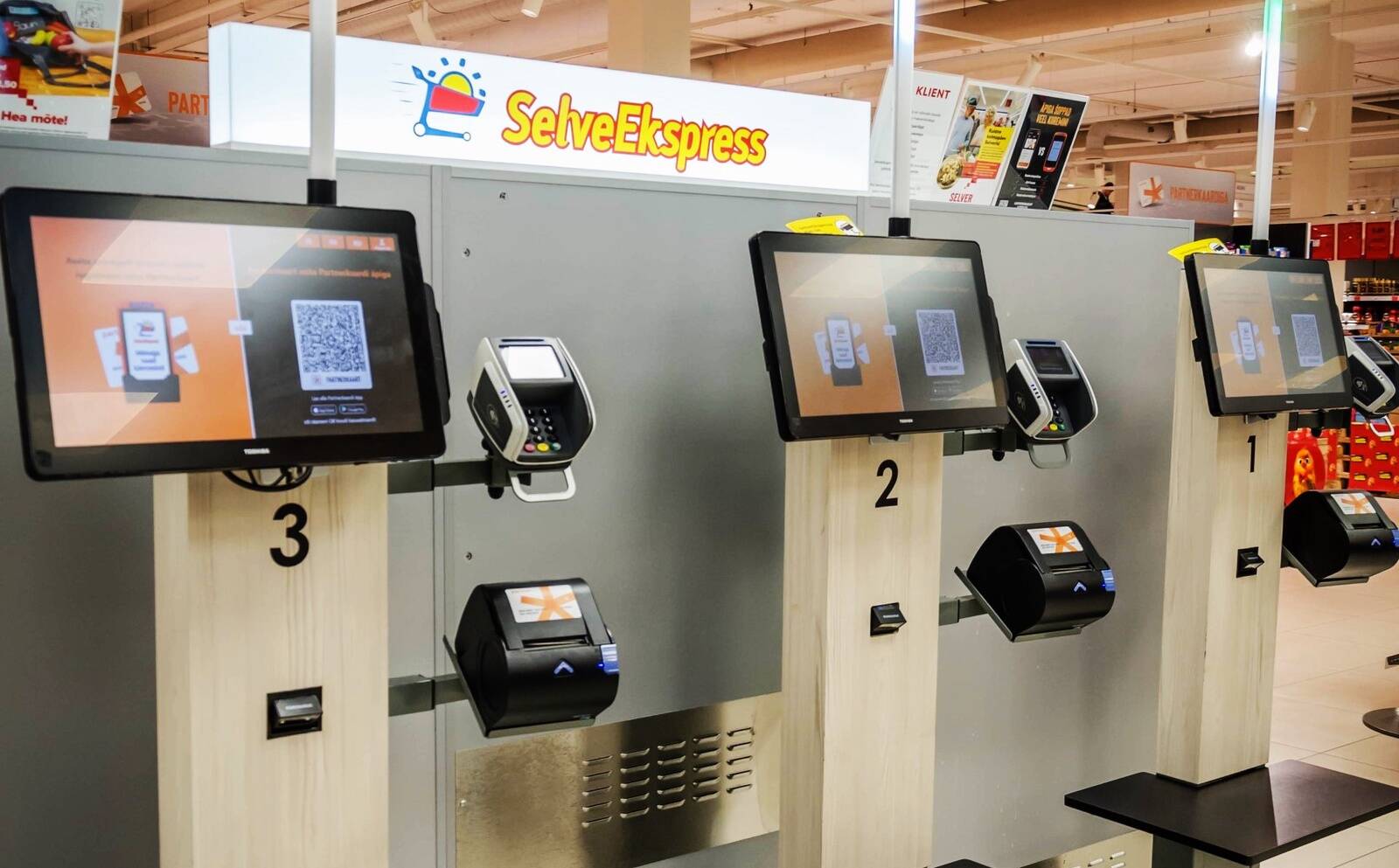 Selveri iseteeninduskassades on NexuFront kasutuses ning klientidele juba tuttav.