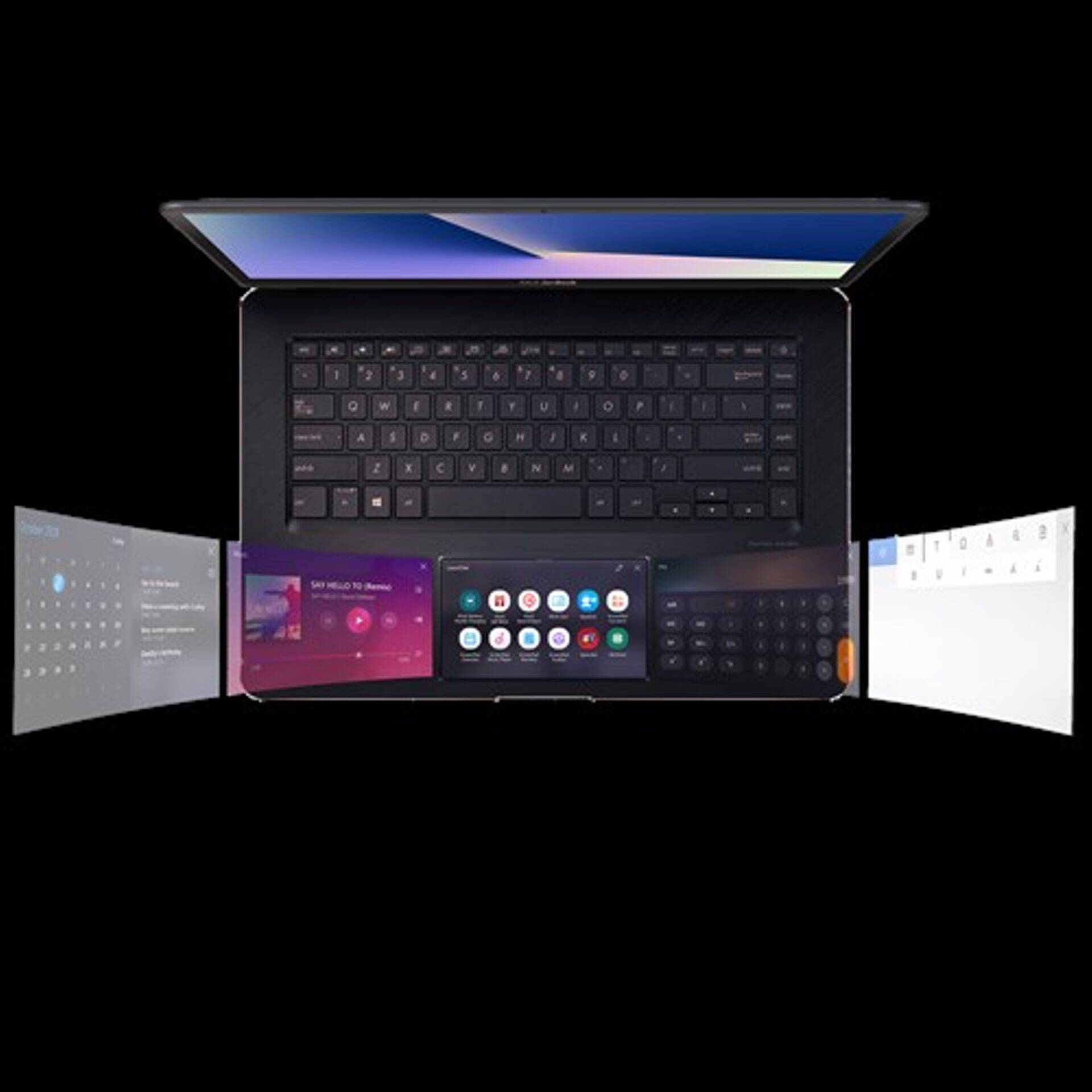 ZenBook Pro 15 on selle seeria esimene ScreenPadiga töötav mudel.