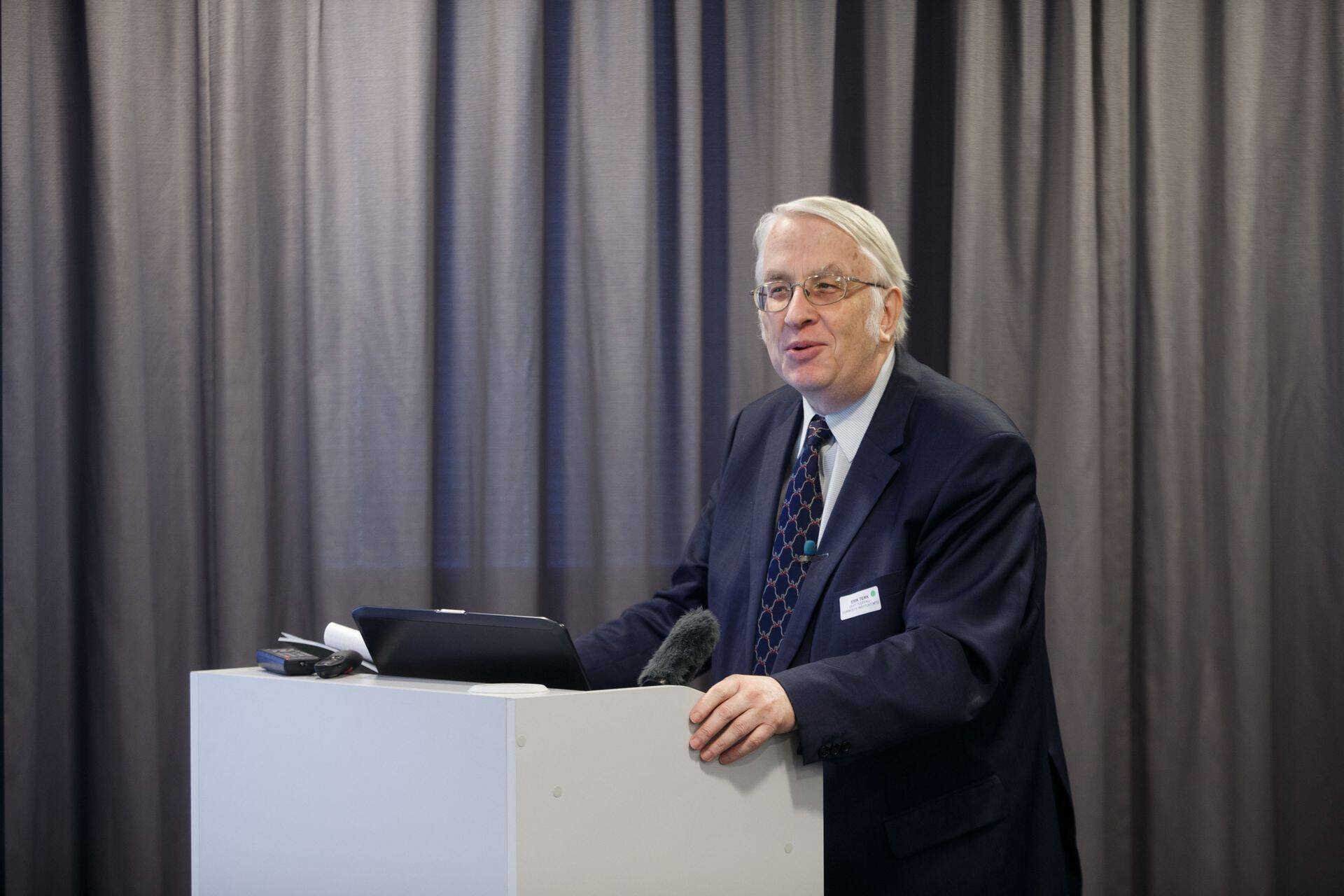 Professor Erik Terk logistika aastakonverentsil.