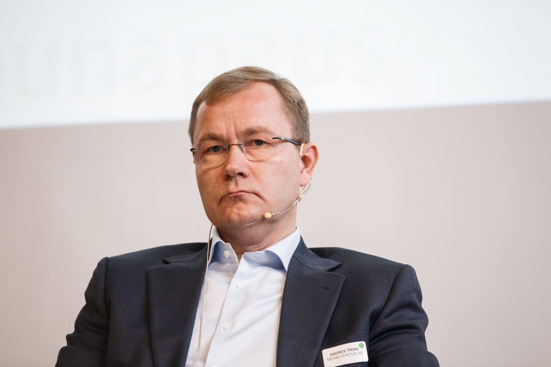 Merko Ehitus AS juhatuse esimees Andres Trink