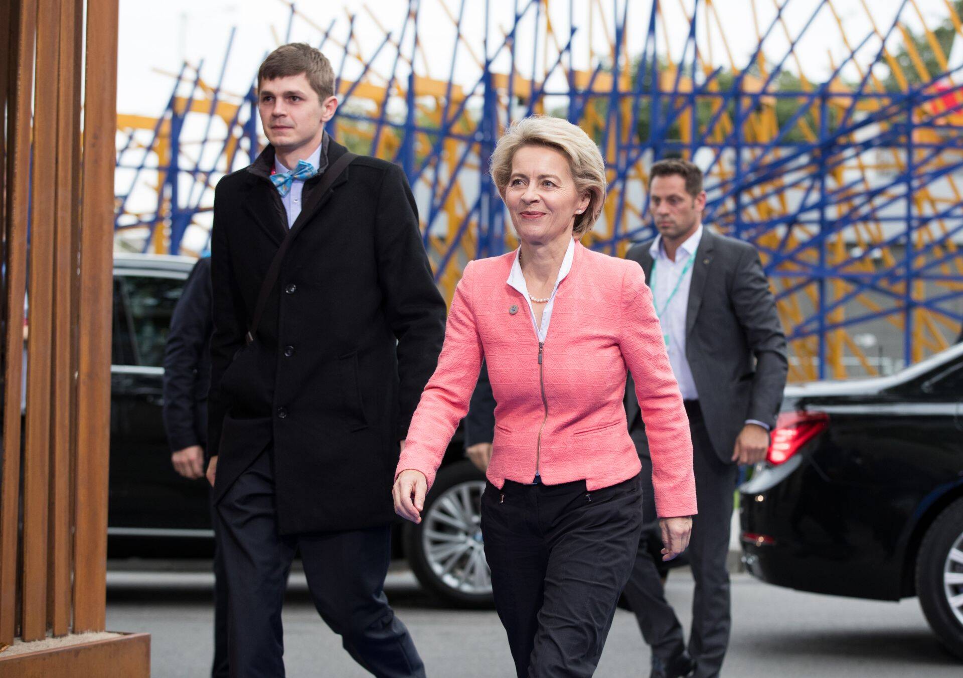 Saksamaa kaitseminister Ursula von der Leyen Tallinnas Eesti eesistumise ajal.