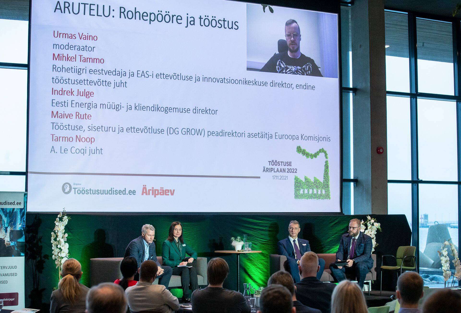 Tänavusel Tööstuse Äriplaani konverentsil oli vestlusteemaks rohepööre tööstuses.