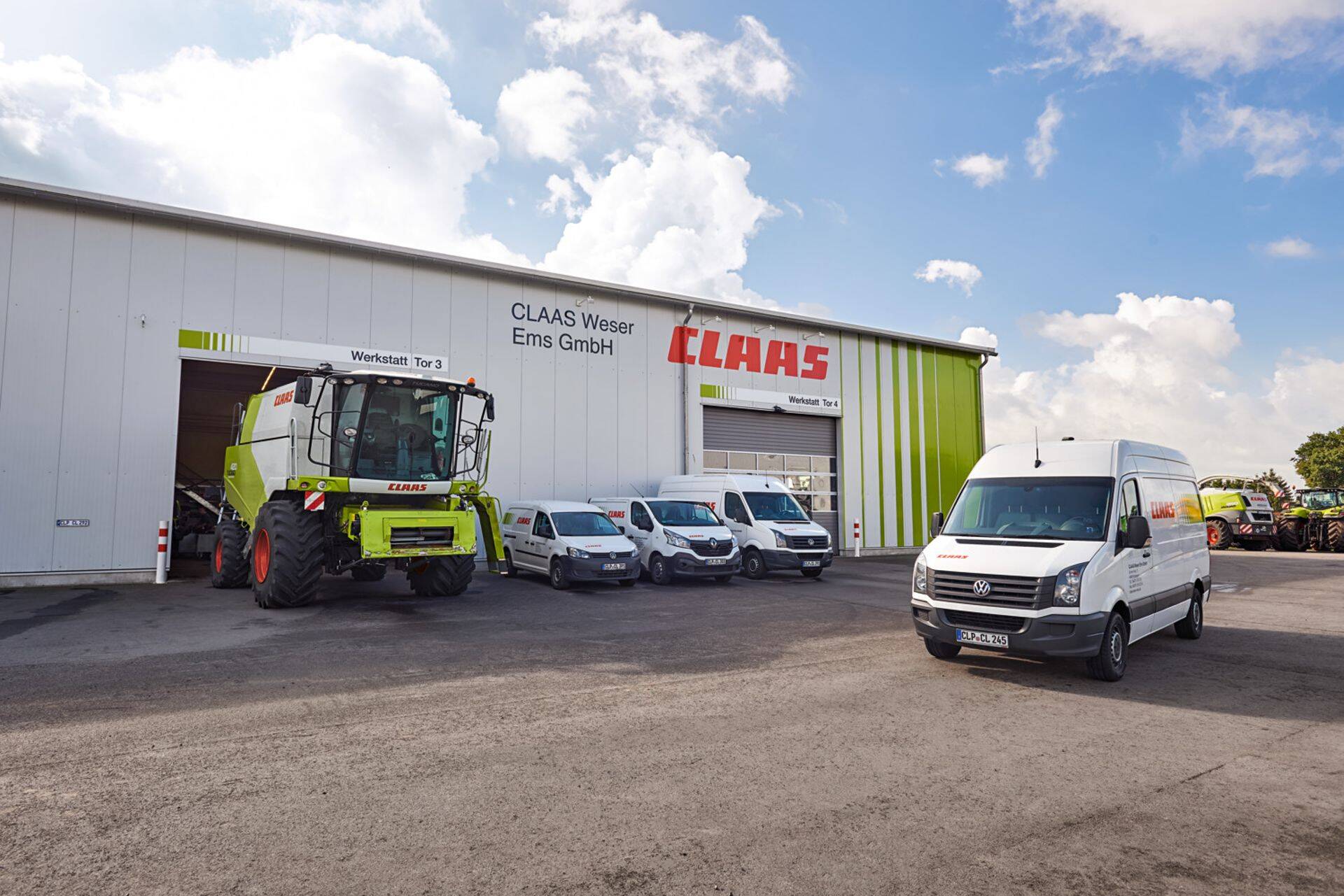 CLAASI masinad jõuavad ka eriolukorras põllumeesteni.