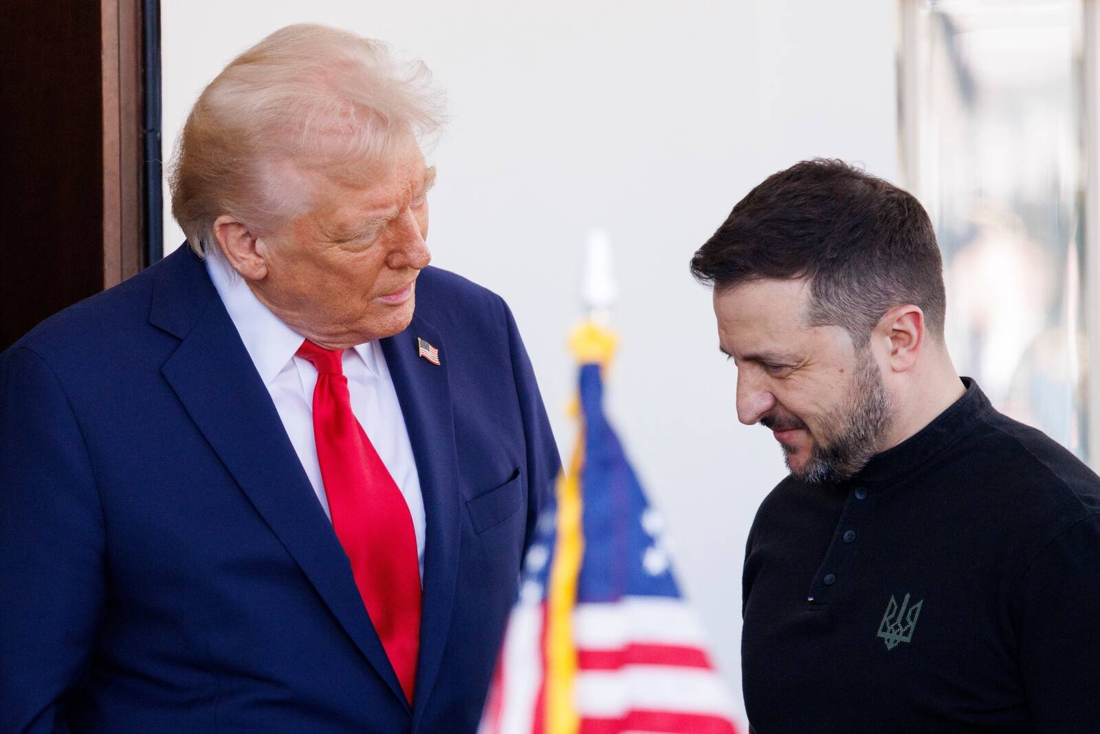 Президент США Дональд Трамп и президент Украины Владимир Зеленский.