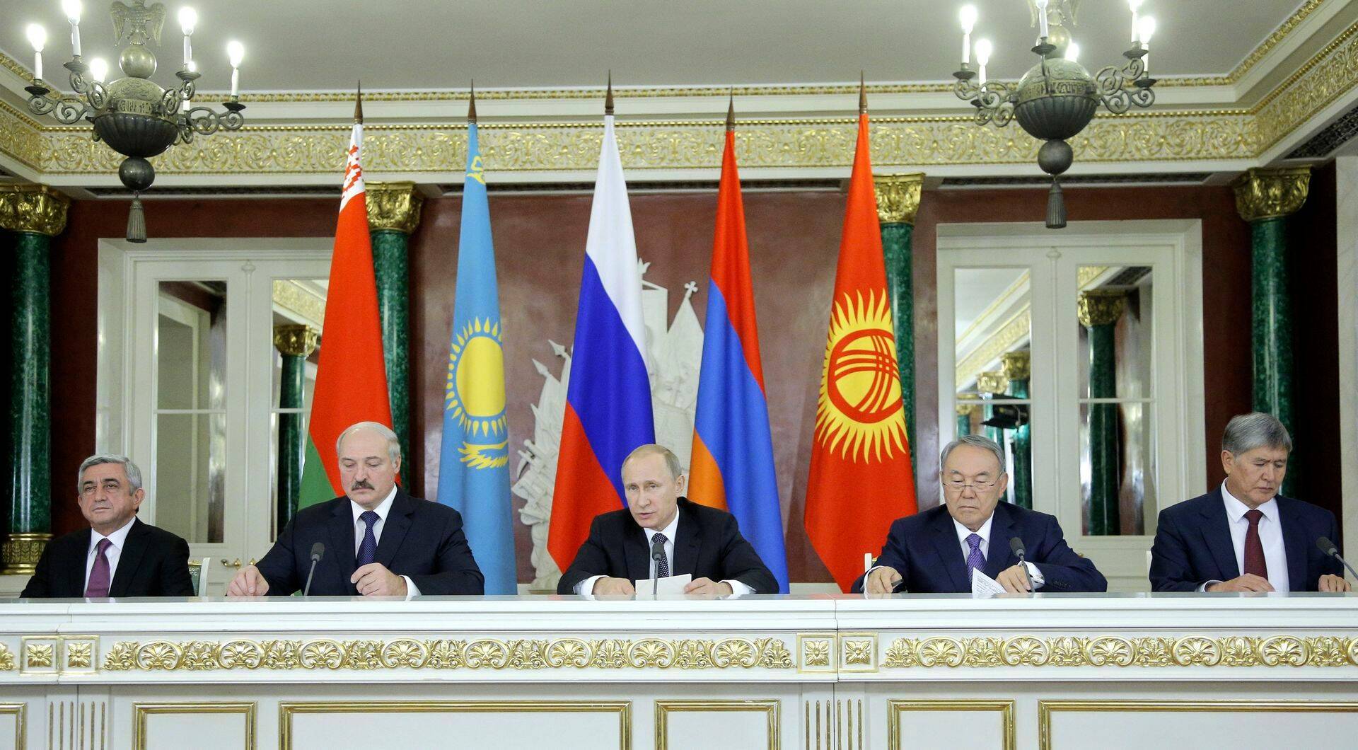 Euraasia Liidu valitsusjuhid detsembris Moskvas