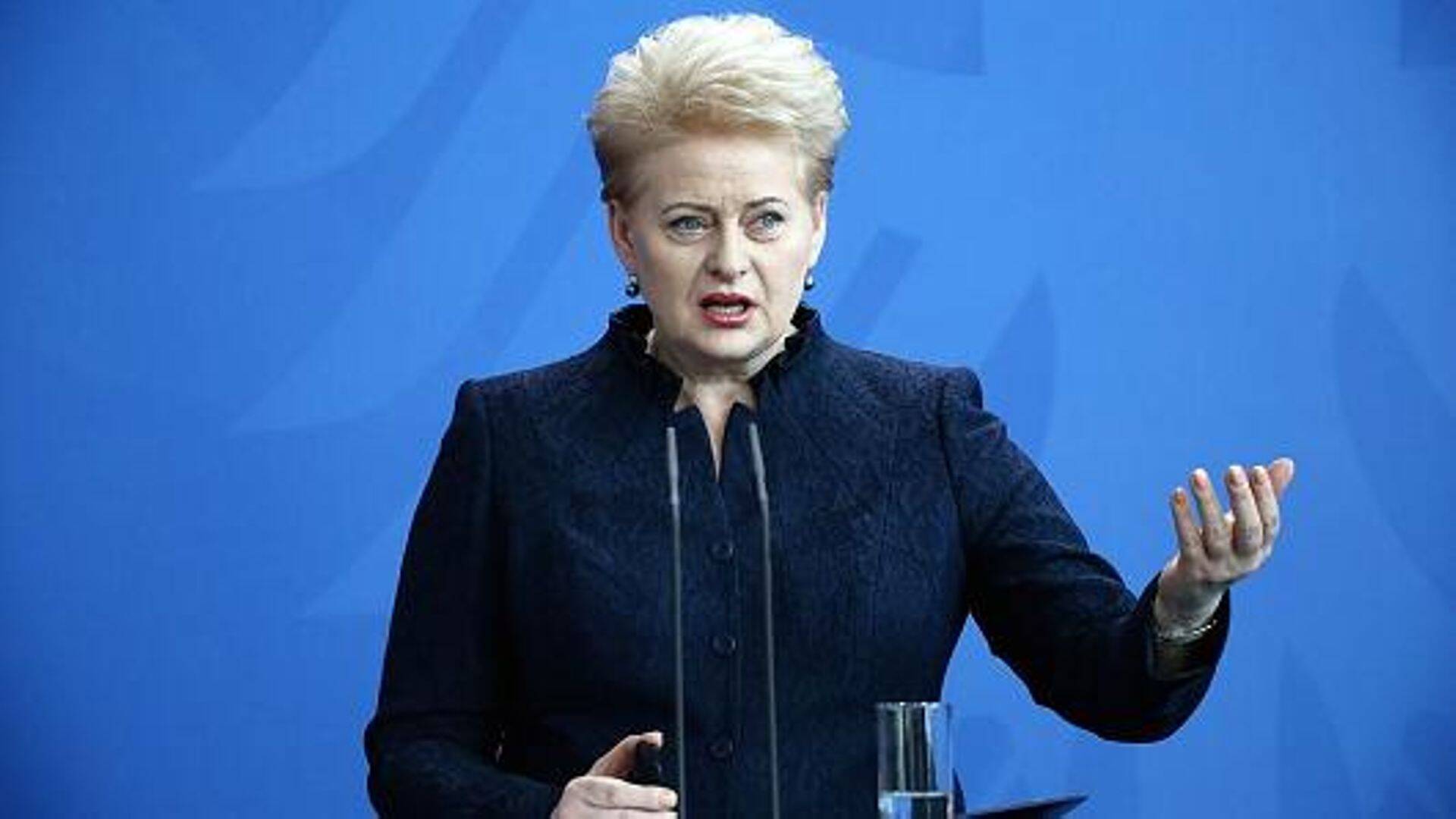Президент Литвы Даля Грибаускайте