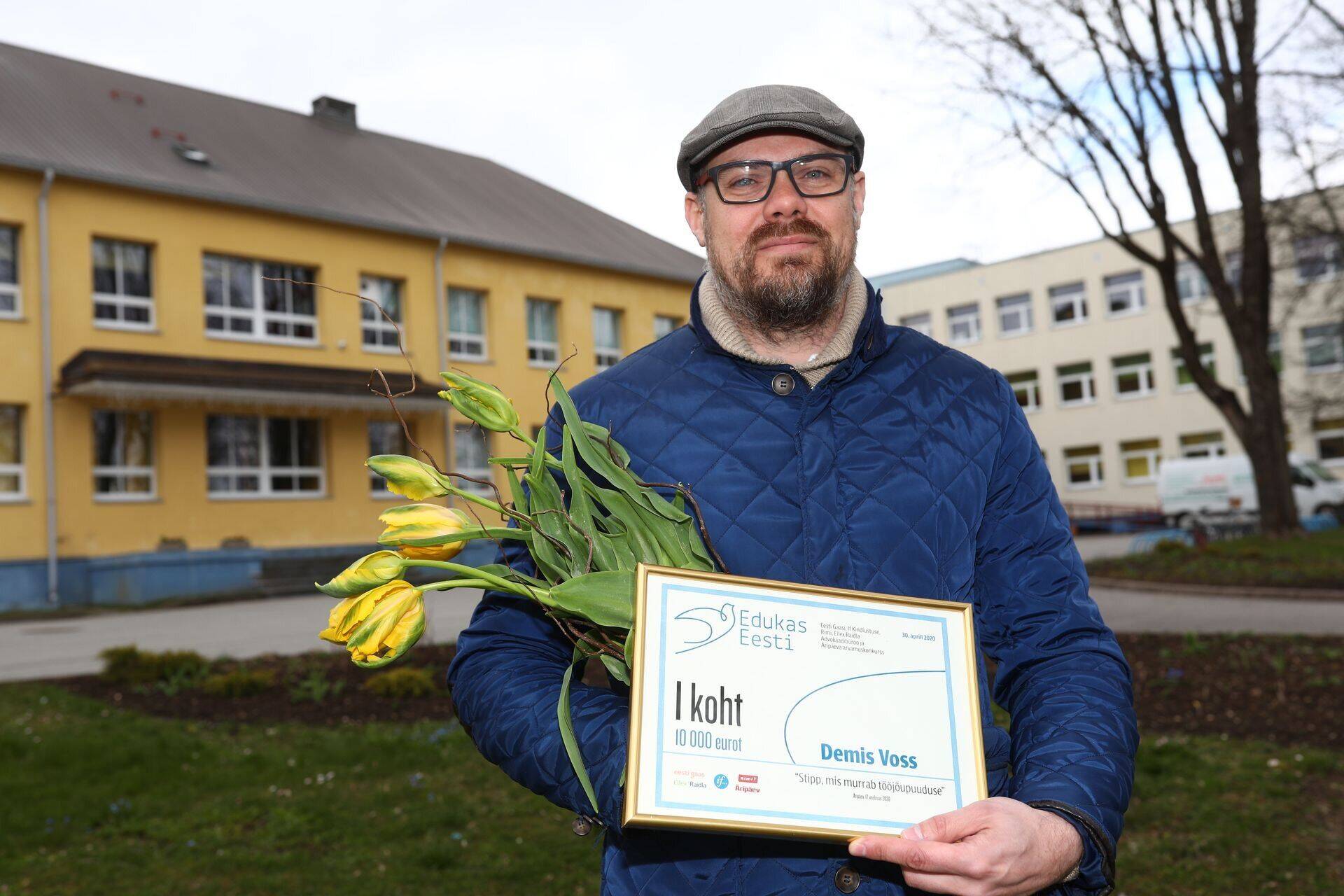 Демис Восс, победитель конкурса «Успешная Эстония»