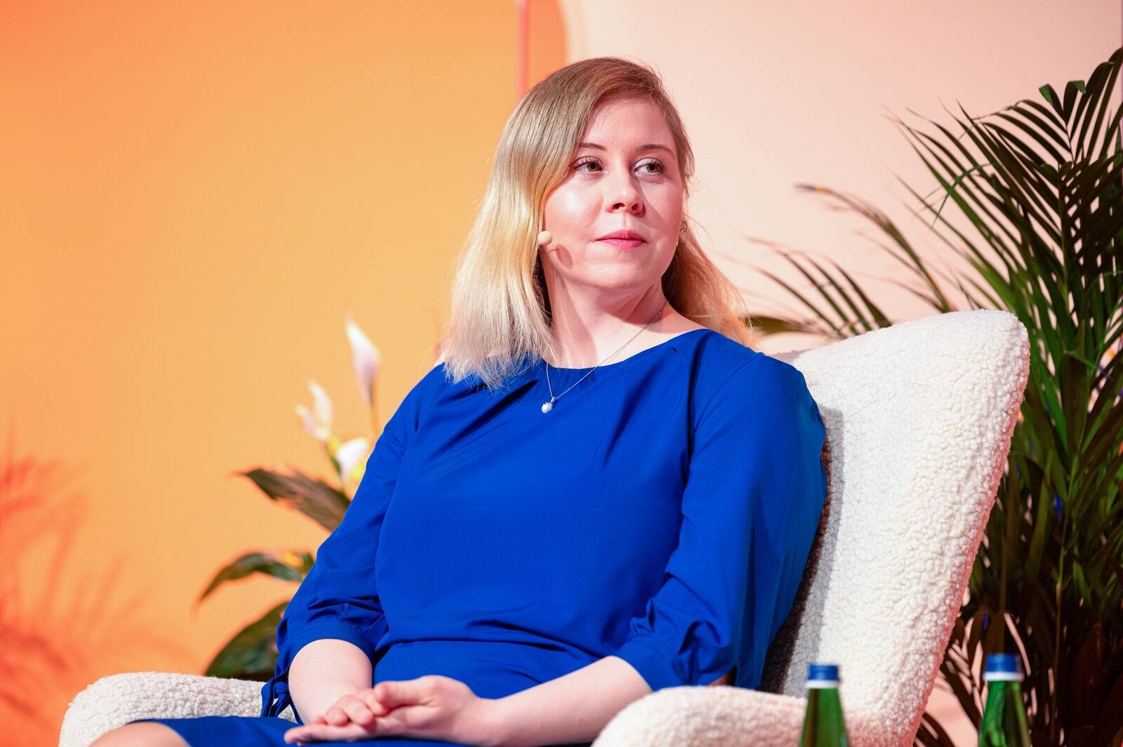 Anu Einberg Pärnu juhtimiskonverentsil 2023.