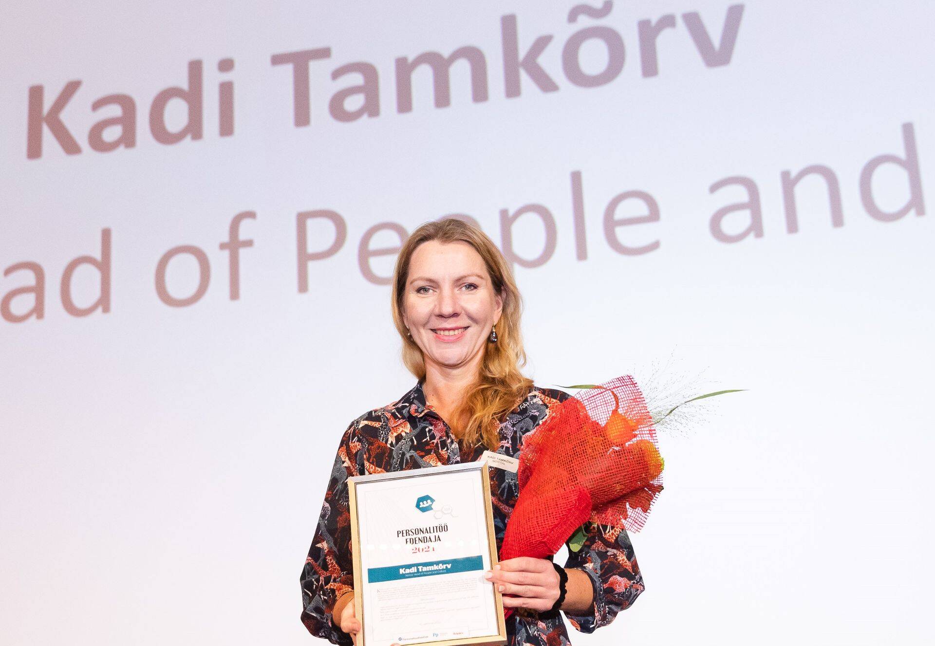 2022. aasta Personalitöö aastakonverentsil nomineeriti 2021. aasta personalitöö valdkonna edendajaks Nortali personalijuht Kadi Tamkõrv.