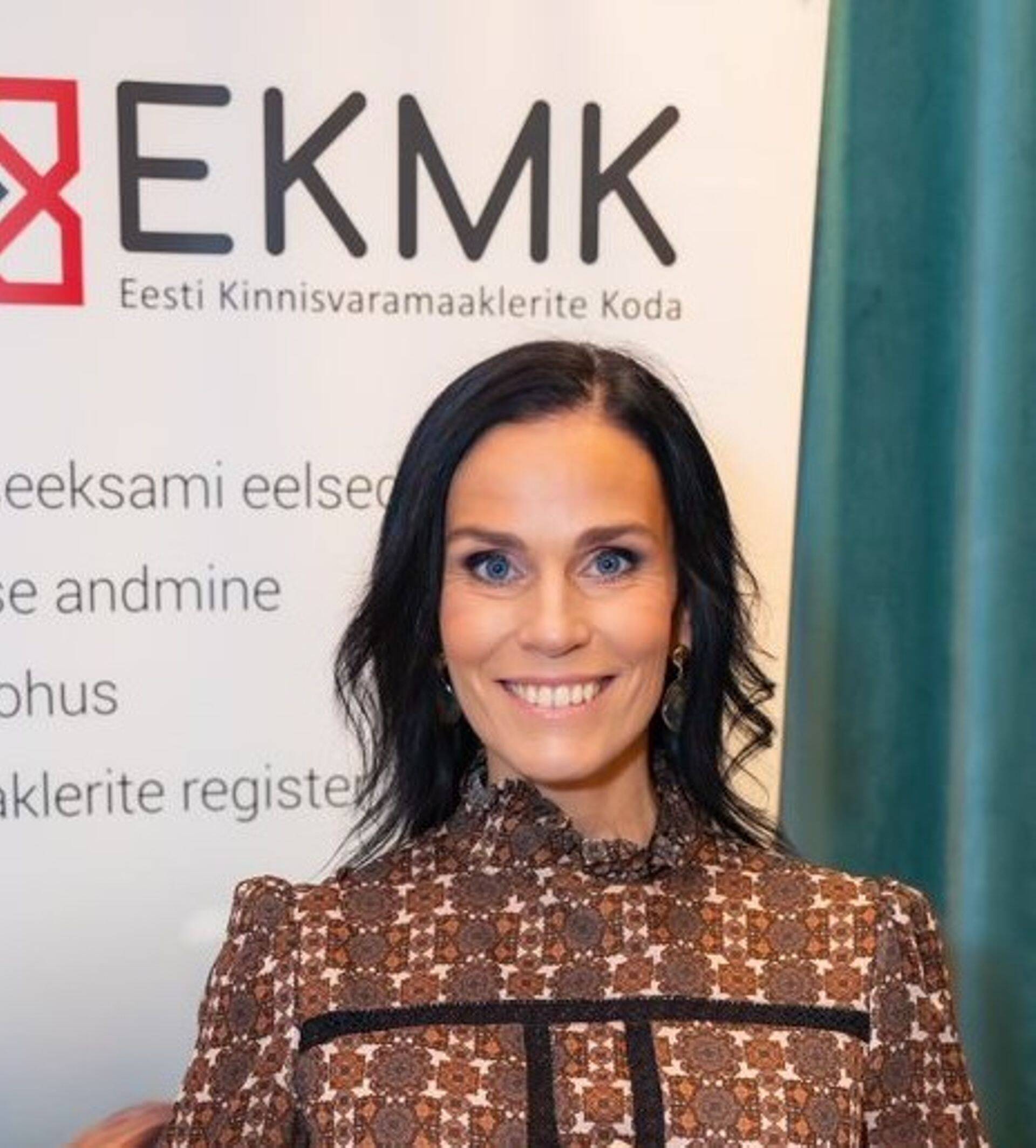 Aasta 2022 kinnisvaramaakler Eve Kaunis (Foto: Eesti Kinnisvaramaaklerite Koda).