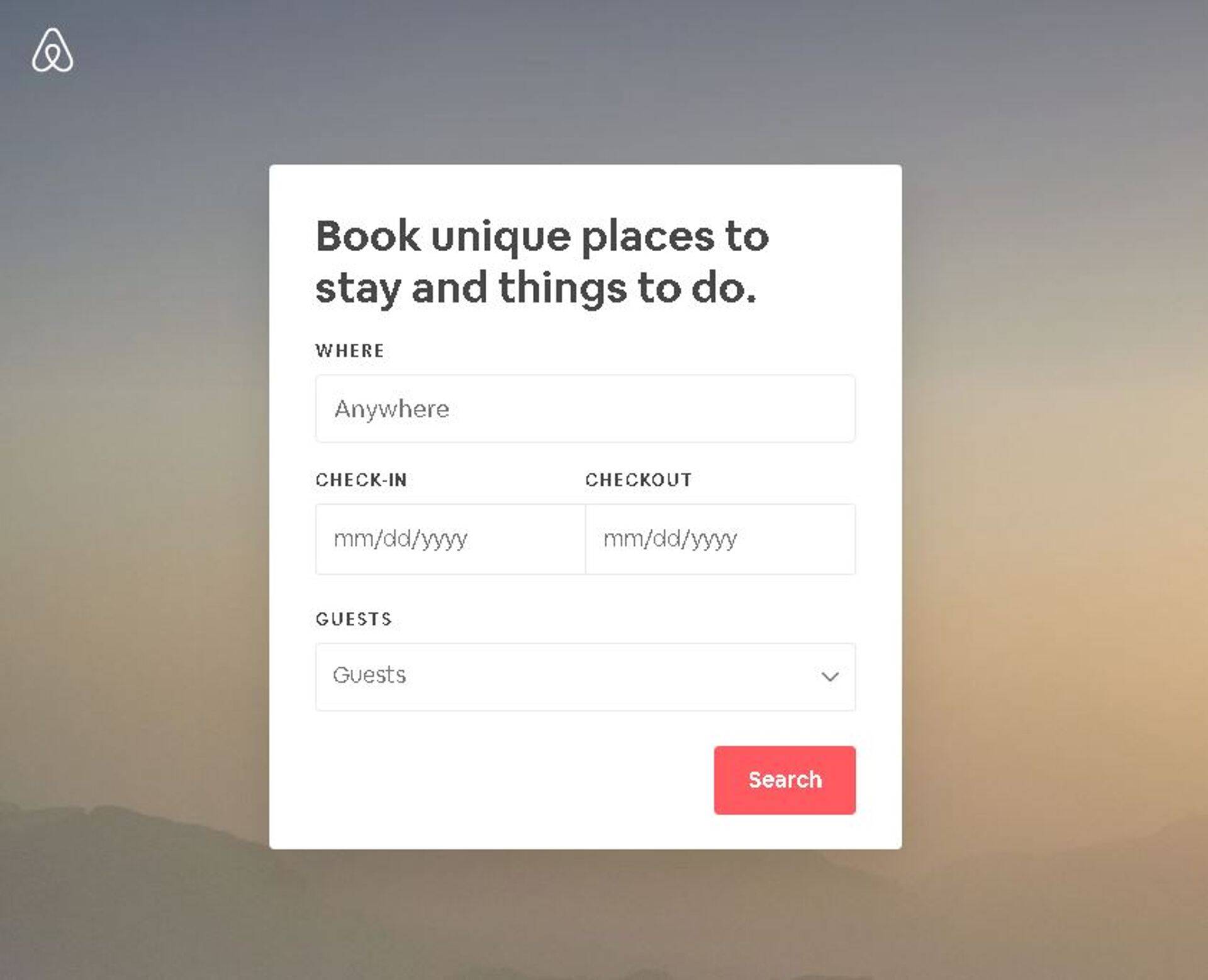 Rünnakuiks ja andmepüükideks kasutatakse ka Airbnb võltssaite (pildil on originaal).