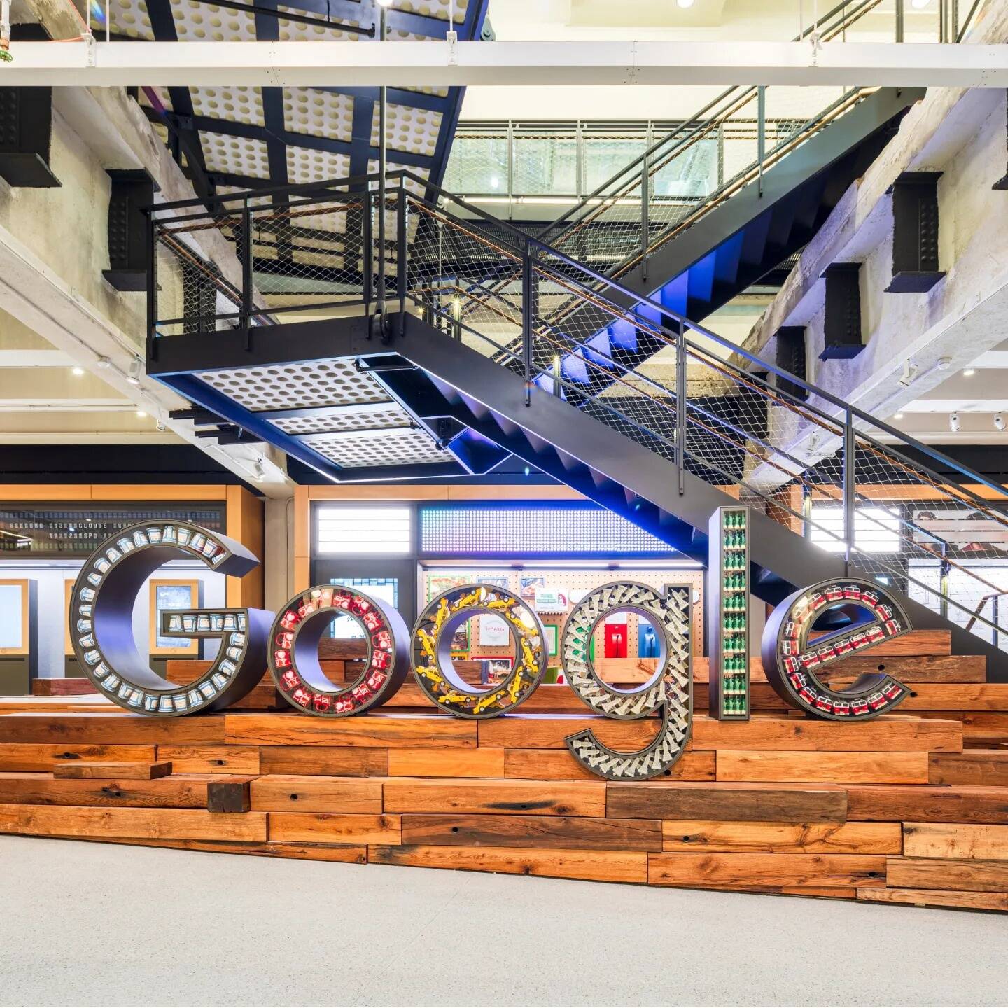 Google’i logo ettevõtte New Yorgi kontoris.