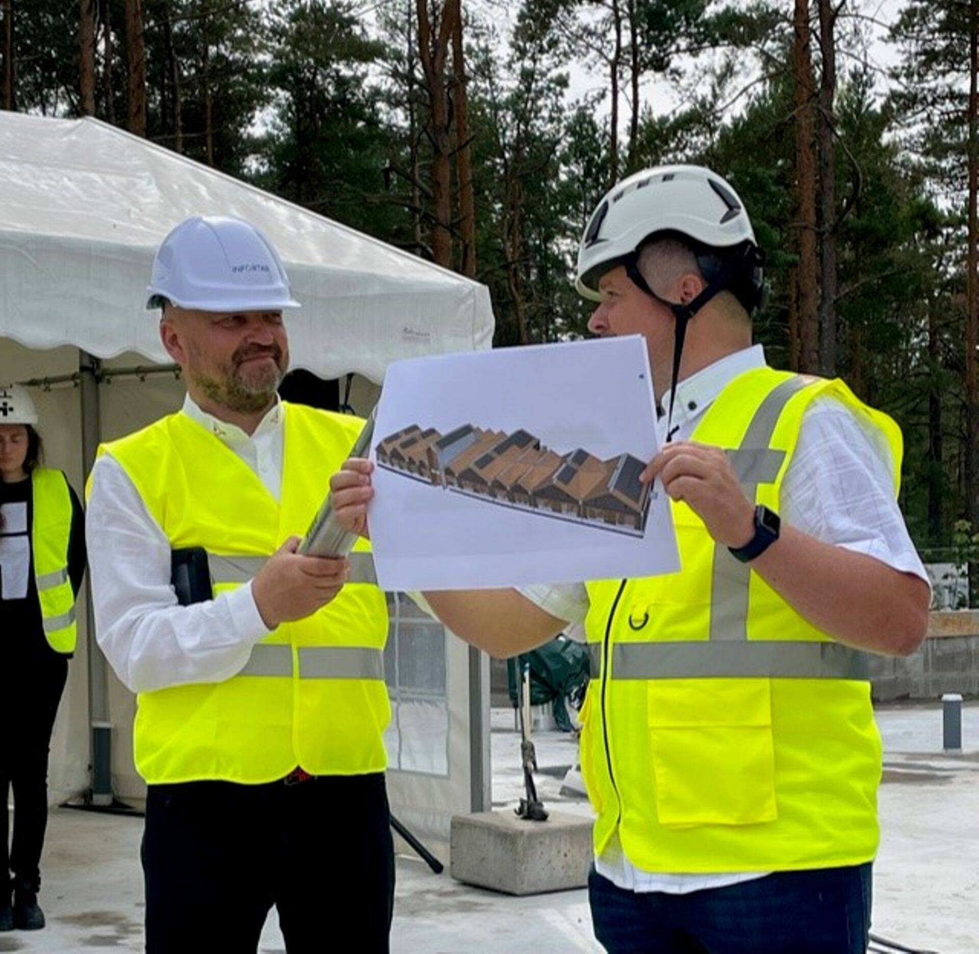 Nõmmel Sanatooriumi pargis sai nurgakivi AS-i Infortar tervisekeskus.
