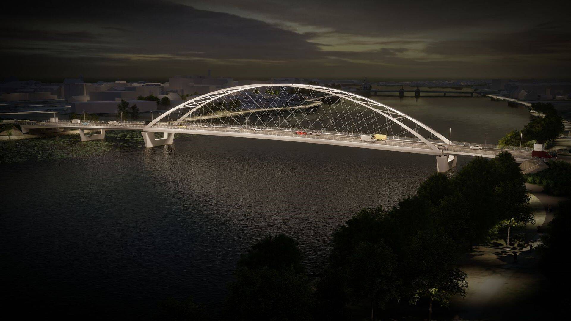 22 kuu pärast peaks Pärnus valmima uus sild. Silla autorid on Stricto Projekt OÜ insenerid Andreas Papp ja Dmitri Gorbatjuk.