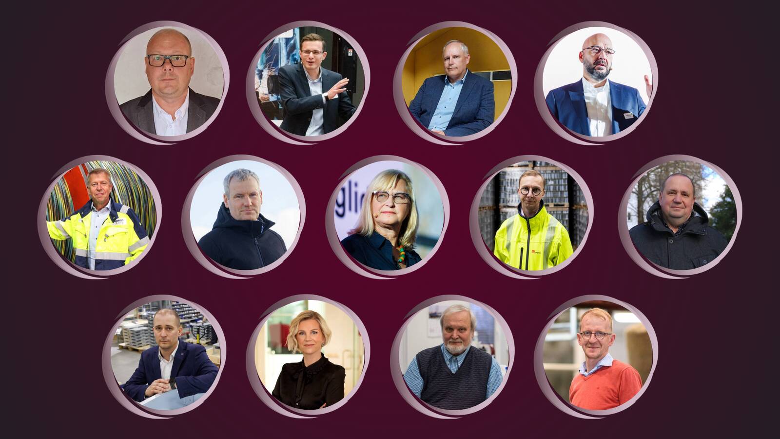 Aasta tööstur 2025 kandidaadid.